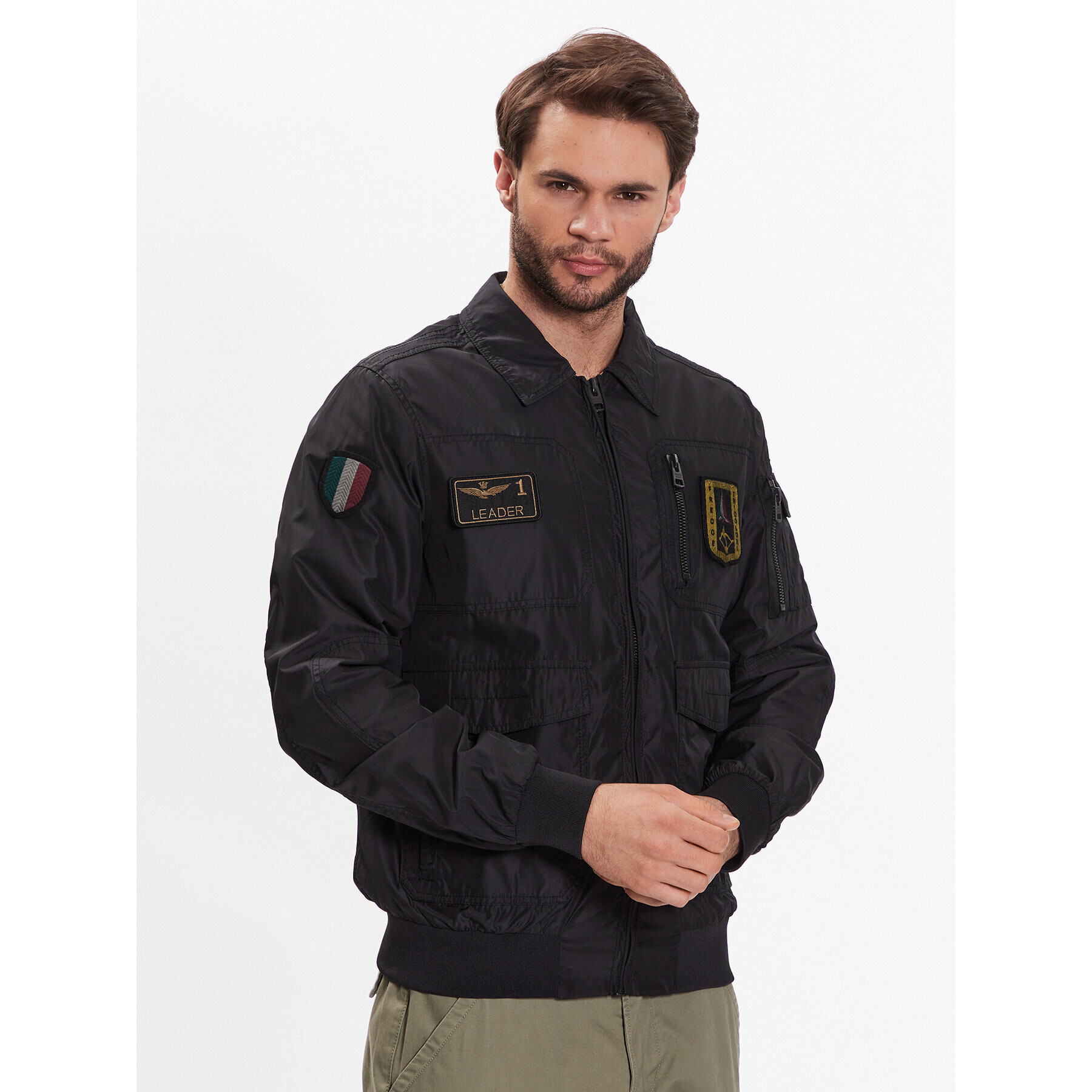 Aeronautica Militare Geacă 231AB2071CT3081 Negru Regular Fit - Pled.ro