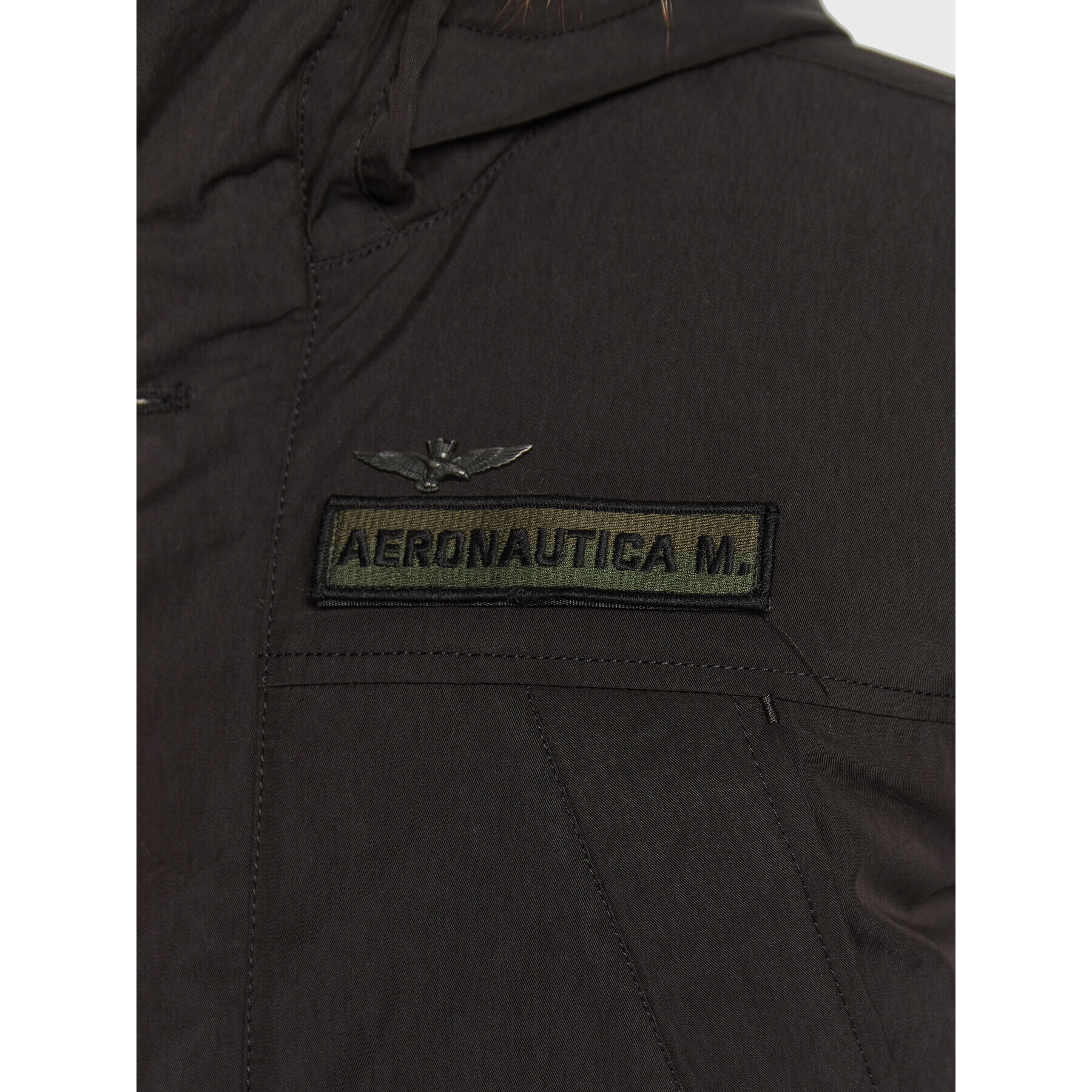 Aeronautica Militare Hanorac 222AB2037CT2932 Negru Regular Fit - Pled.ro