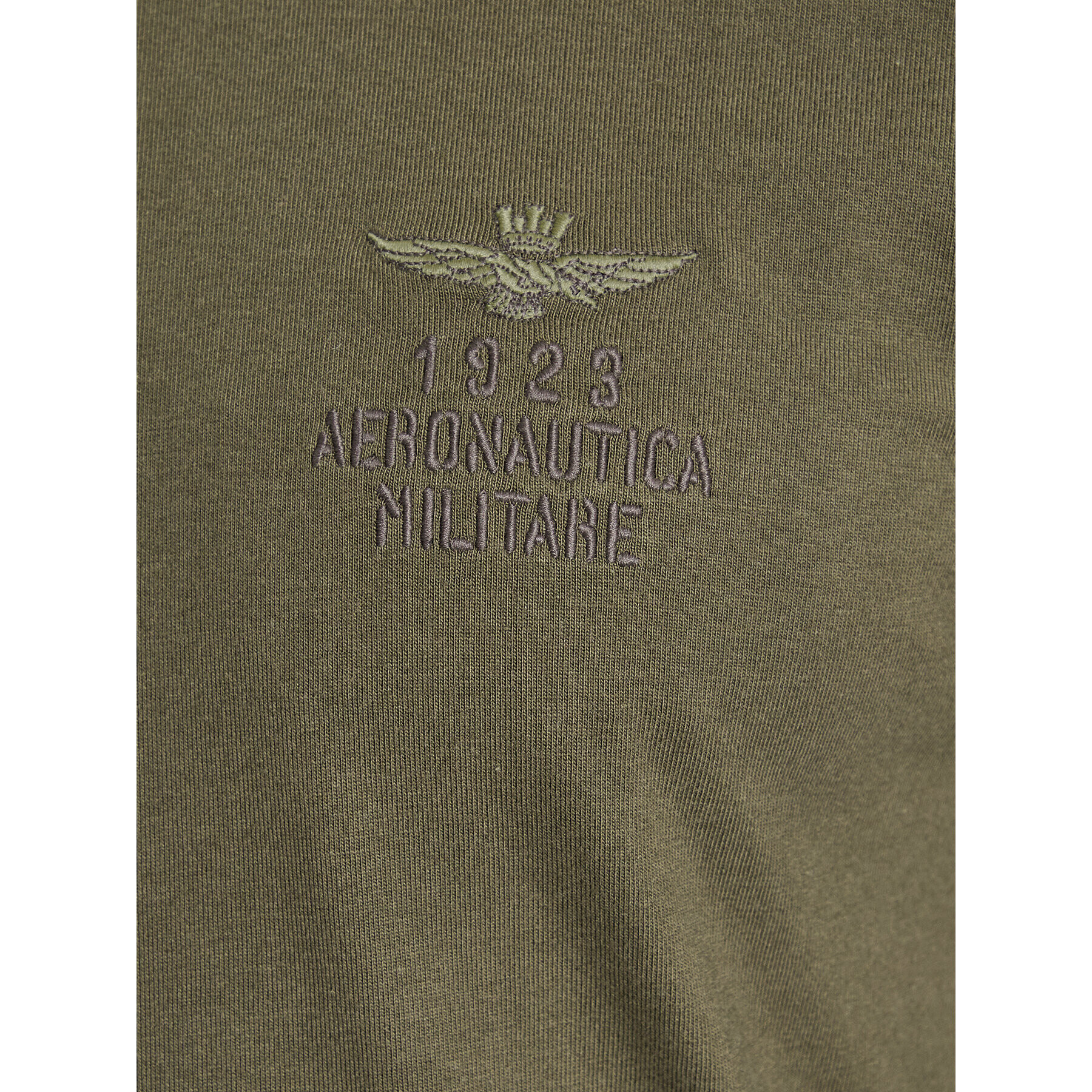 Aeronautica Militare Longsleeve 232TS2185J609 Verde Regular Fit - Pled.ro