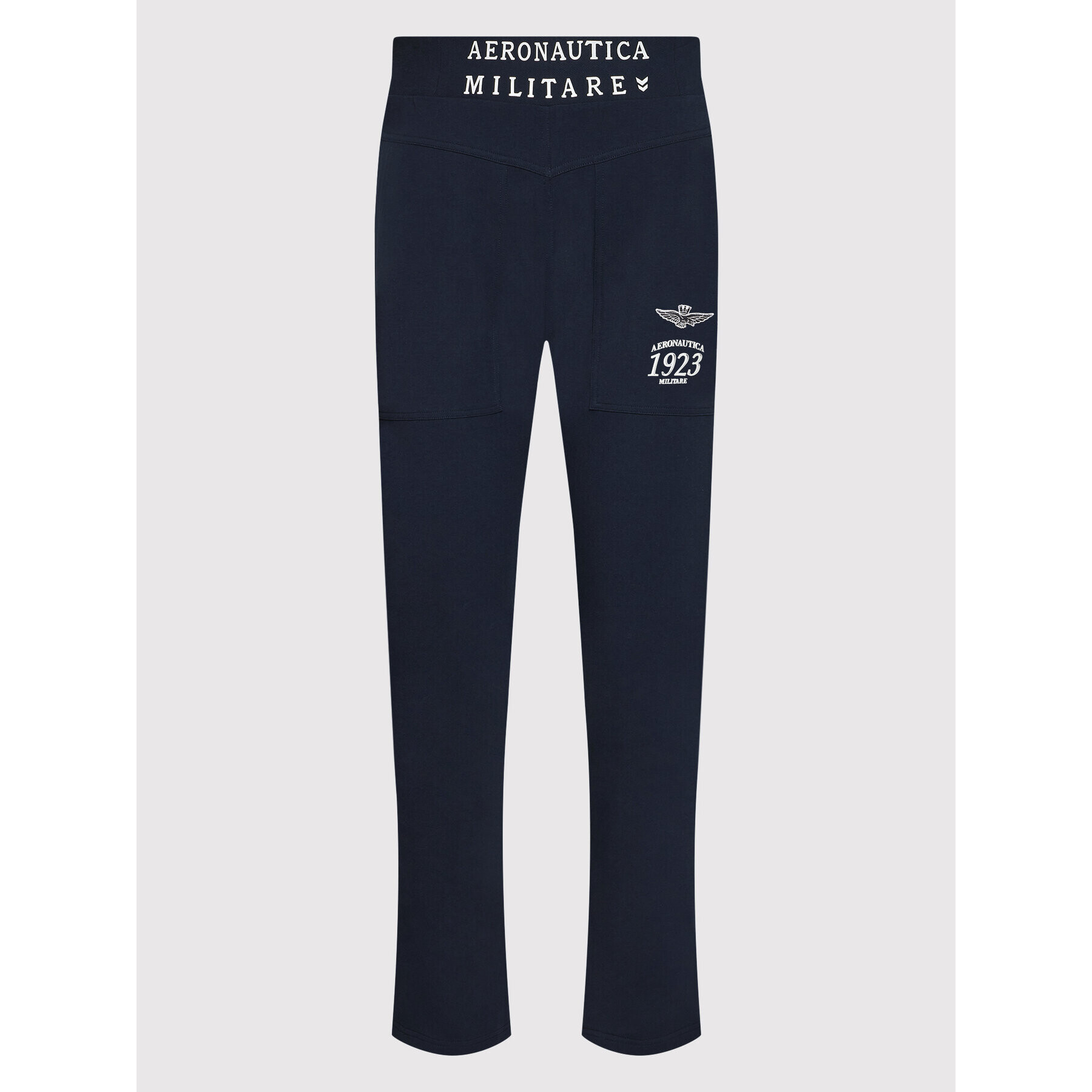 Aeronautica Militare Pantaloni din material 221PF847DJ519 Bleumarin Regular Fit - Pled.ro