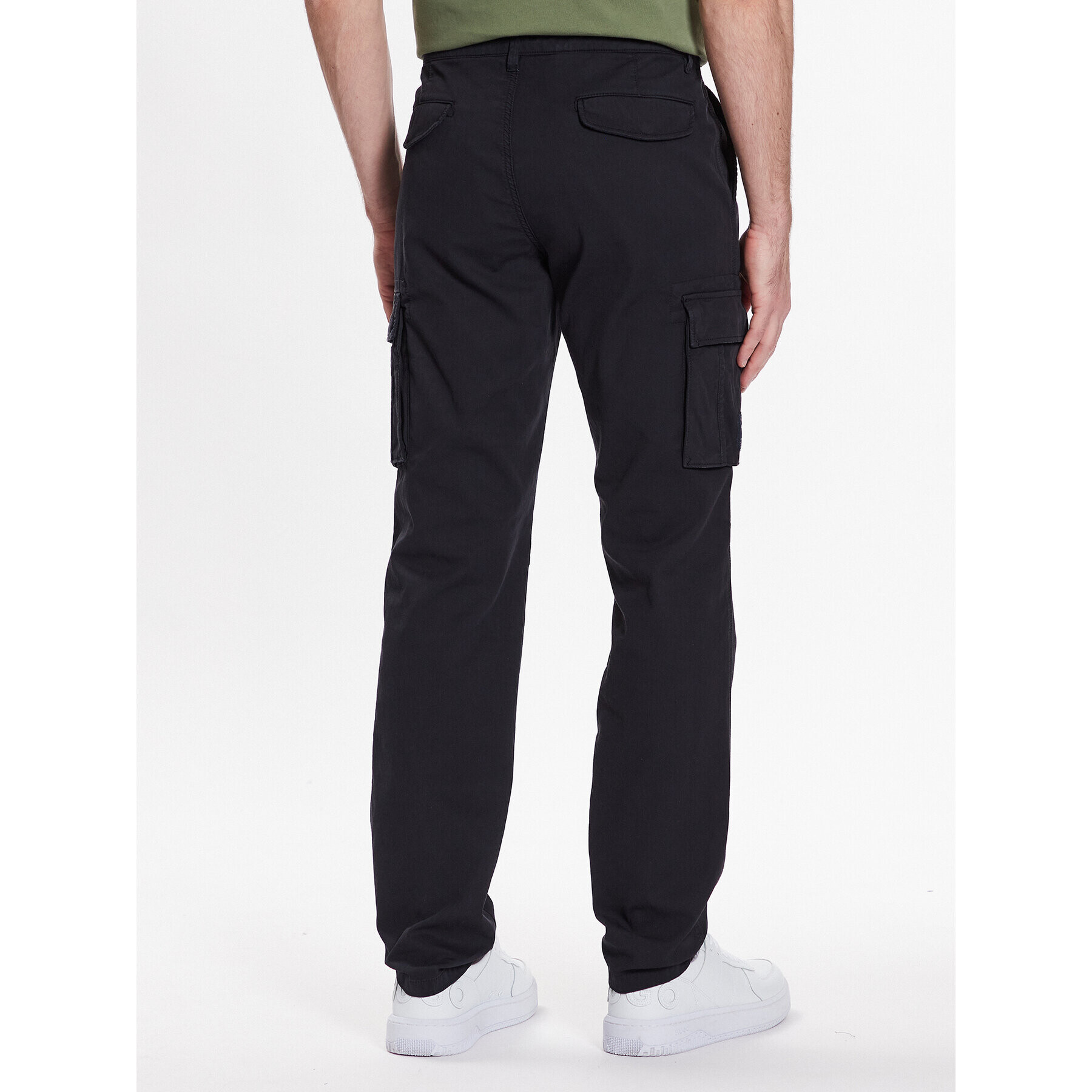 Aeronautica Militare Pantaloni din material 231PA1329CT2443 Bleumarin Regular Fit - Pled.ro