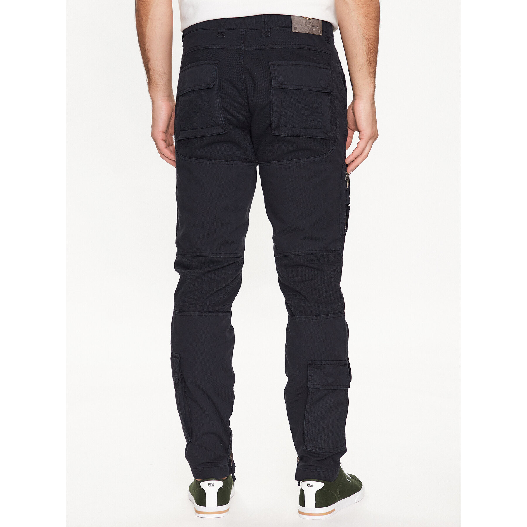 Aeronautica Militare Pantaloni din material 231PA1527CT3092 Bleumarin Regular Fit - Pled.ro