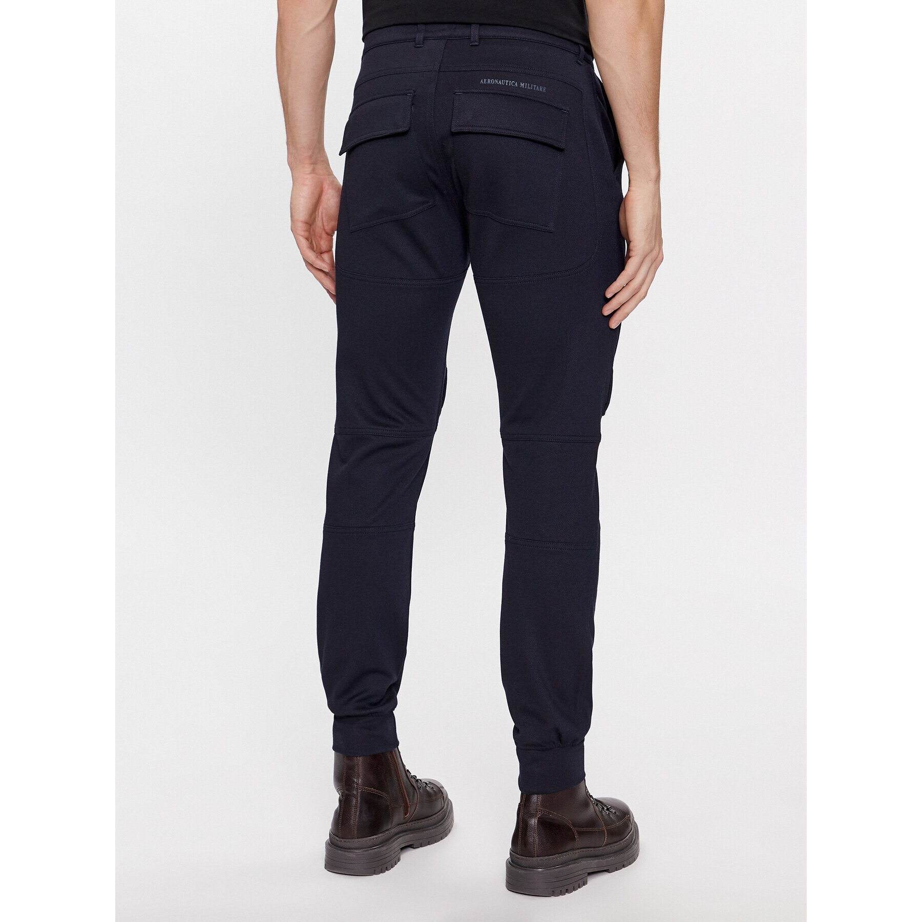 Aeronautica Militare Pantaloni din material 232PF898F522 Bleumarin Regular Fit - Pled.ro