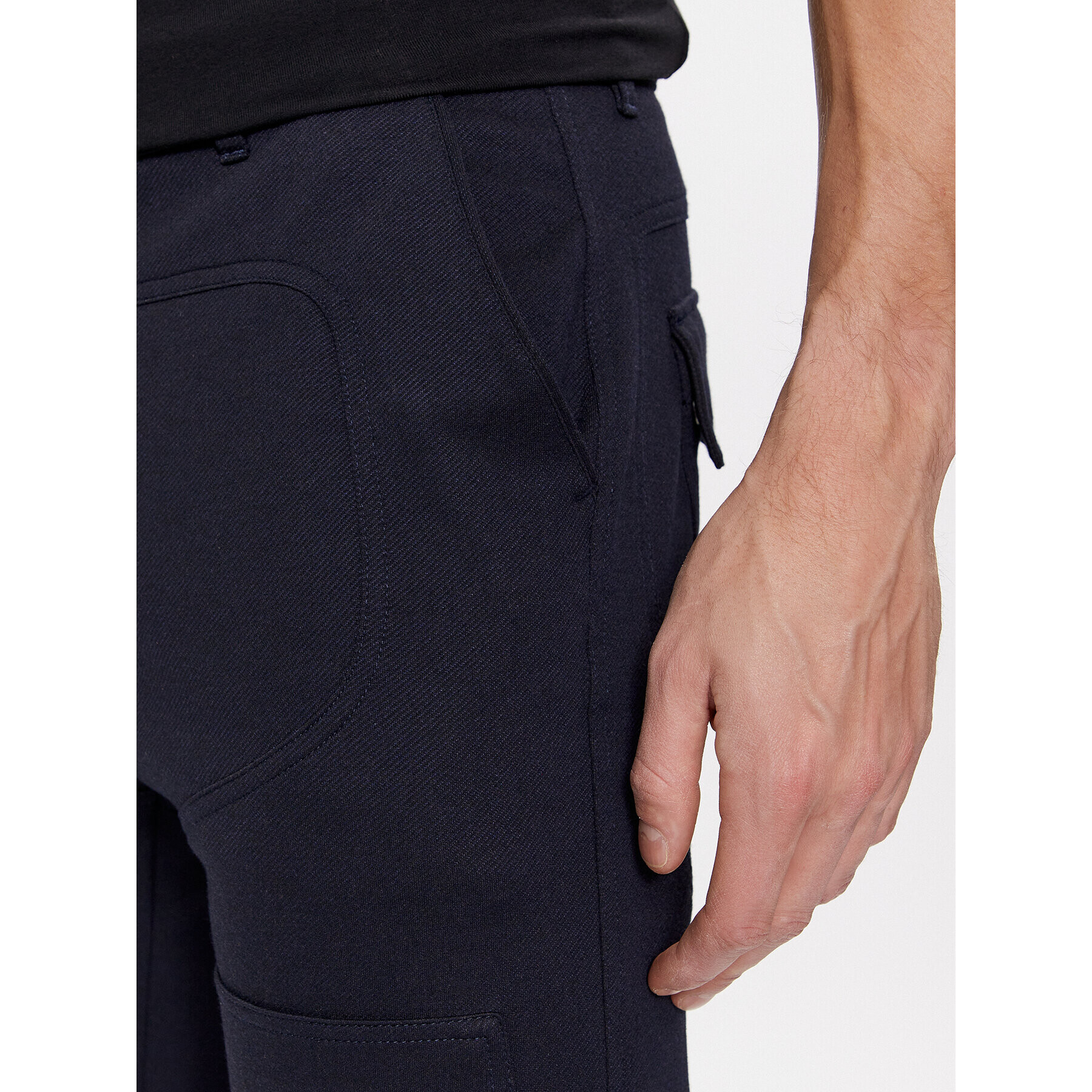 Aeronautica Militare Pantaloni din material 232PF898F522 Bleumarin Regular Fit - Pled.ro