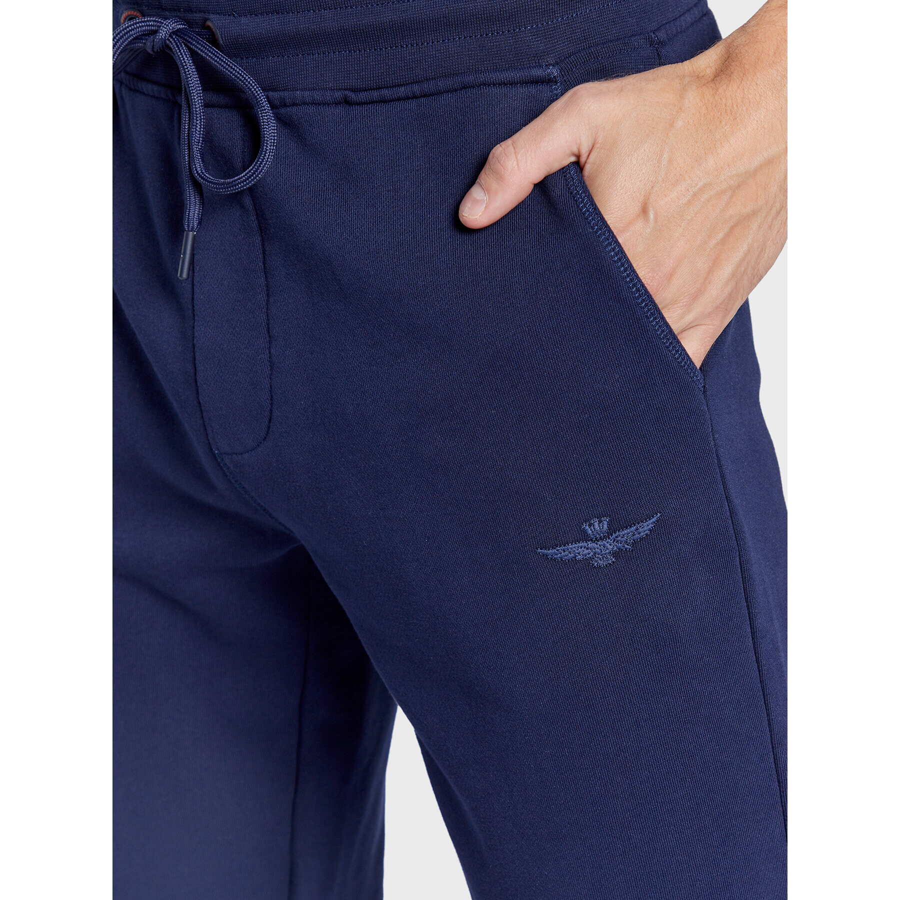 Aeronautica Militare Pantaloni trening 222PF852F467 Bleumarin Regular Fit - Pled.ro