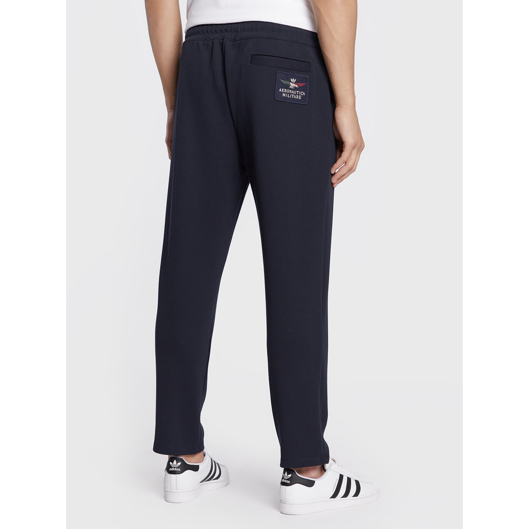 Aeronautica Militare Pantaloni trening 222PF857F470 Bleumarin Regular Fit - Pled.ro