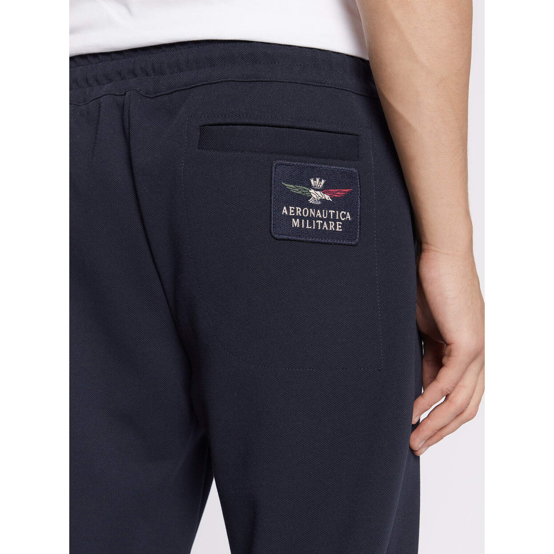 Aeronautica Militare Pantaloni trening 222PF857F470 Bleumarin Regular Fit - Pled.ro