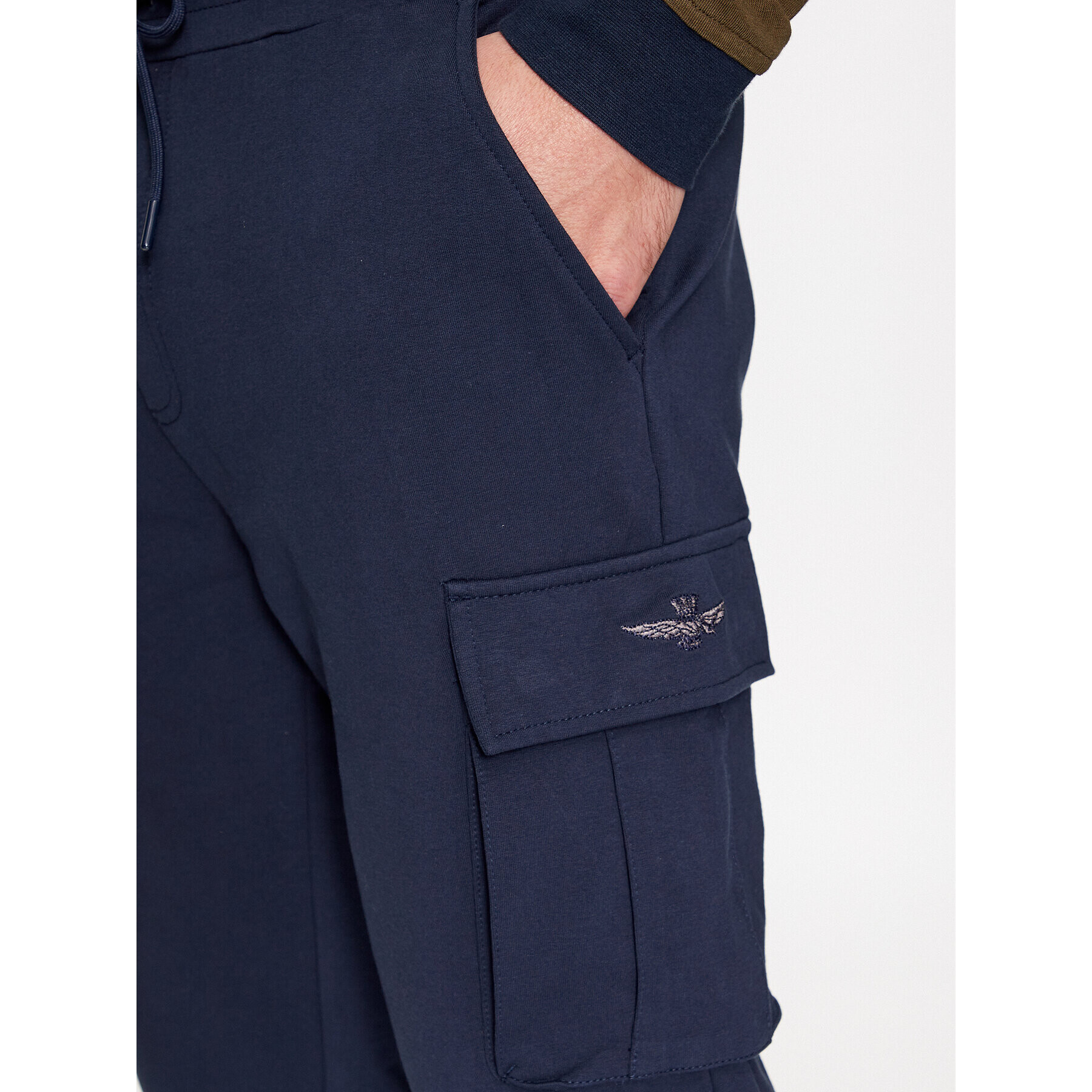 Aeronautica Militare Pantaloni trening 232PF860F459 Bleumarin Regular Fit - Pled.ro