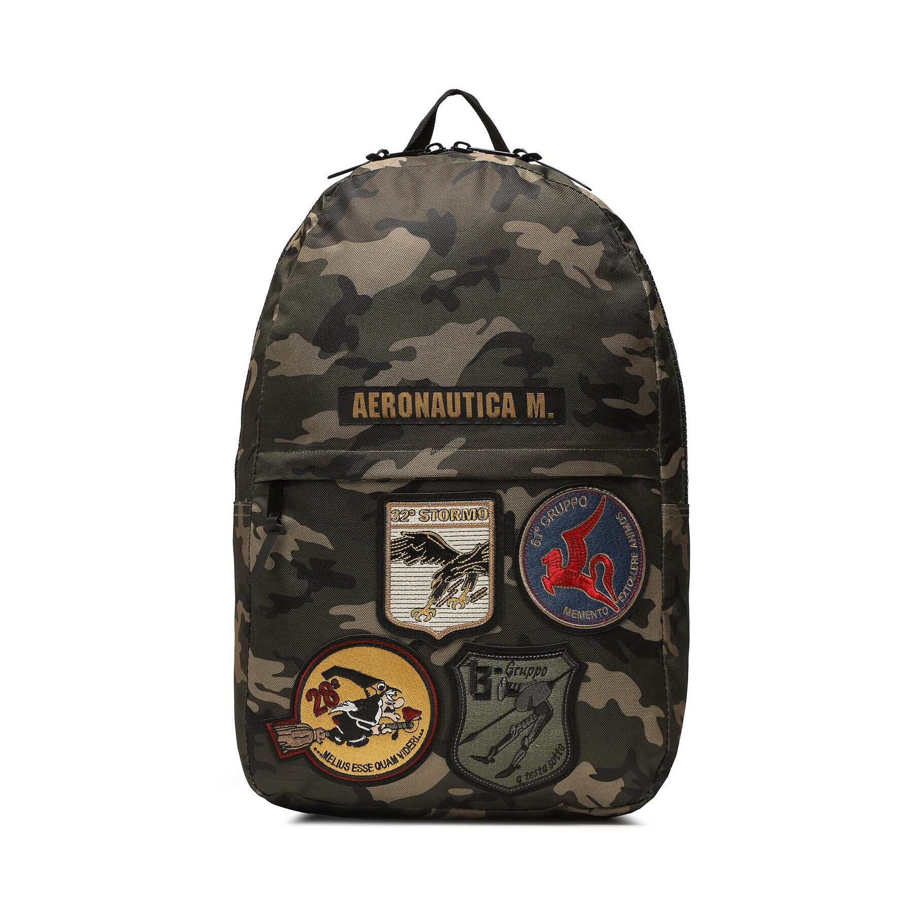 Aeronautica Militare Rucsac Zaino 222BO1087CT2989 Kaki - Pled.ro