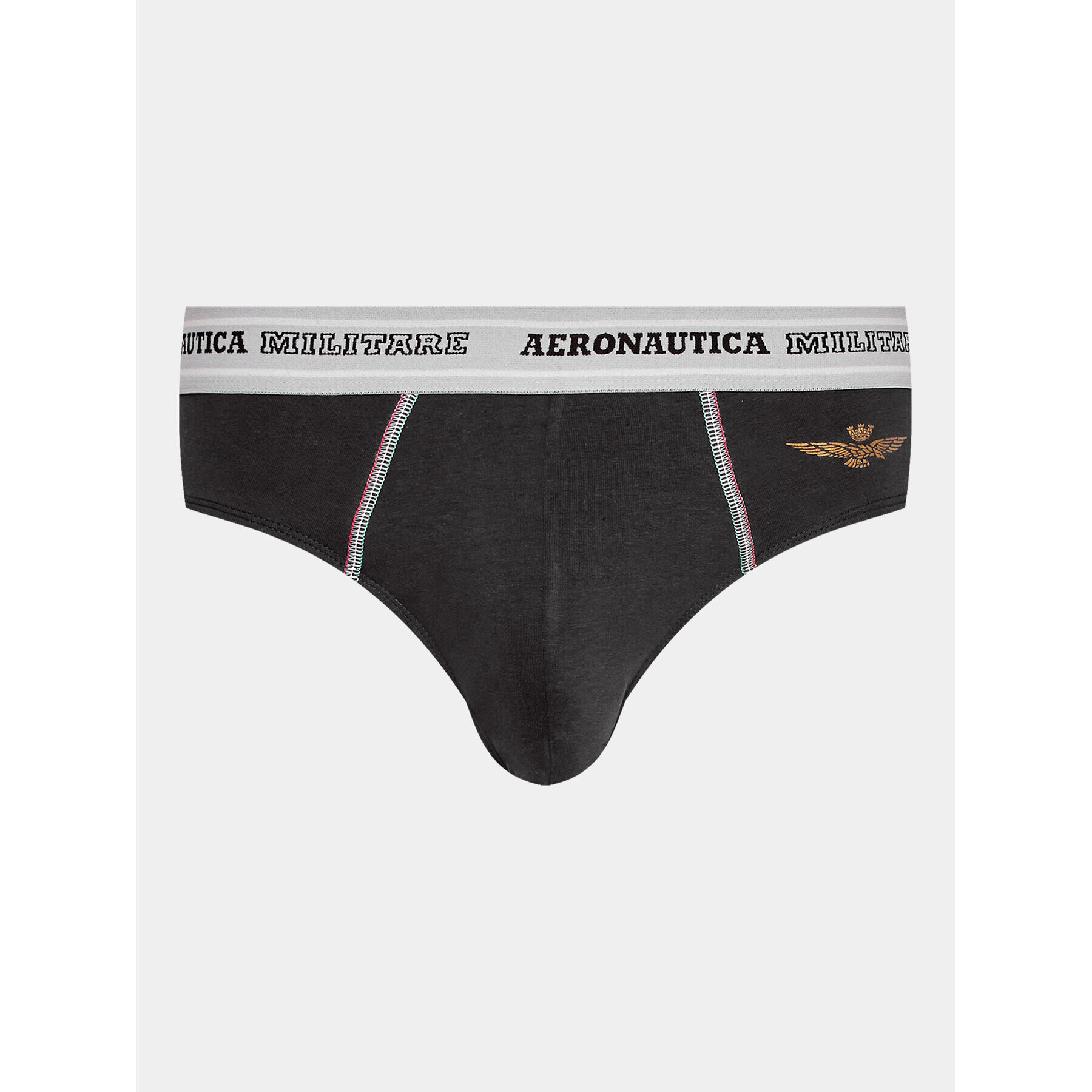 Aeronautica Militare Set 2 perechi de slipuri AM1USL002 Negru - Pled.ro