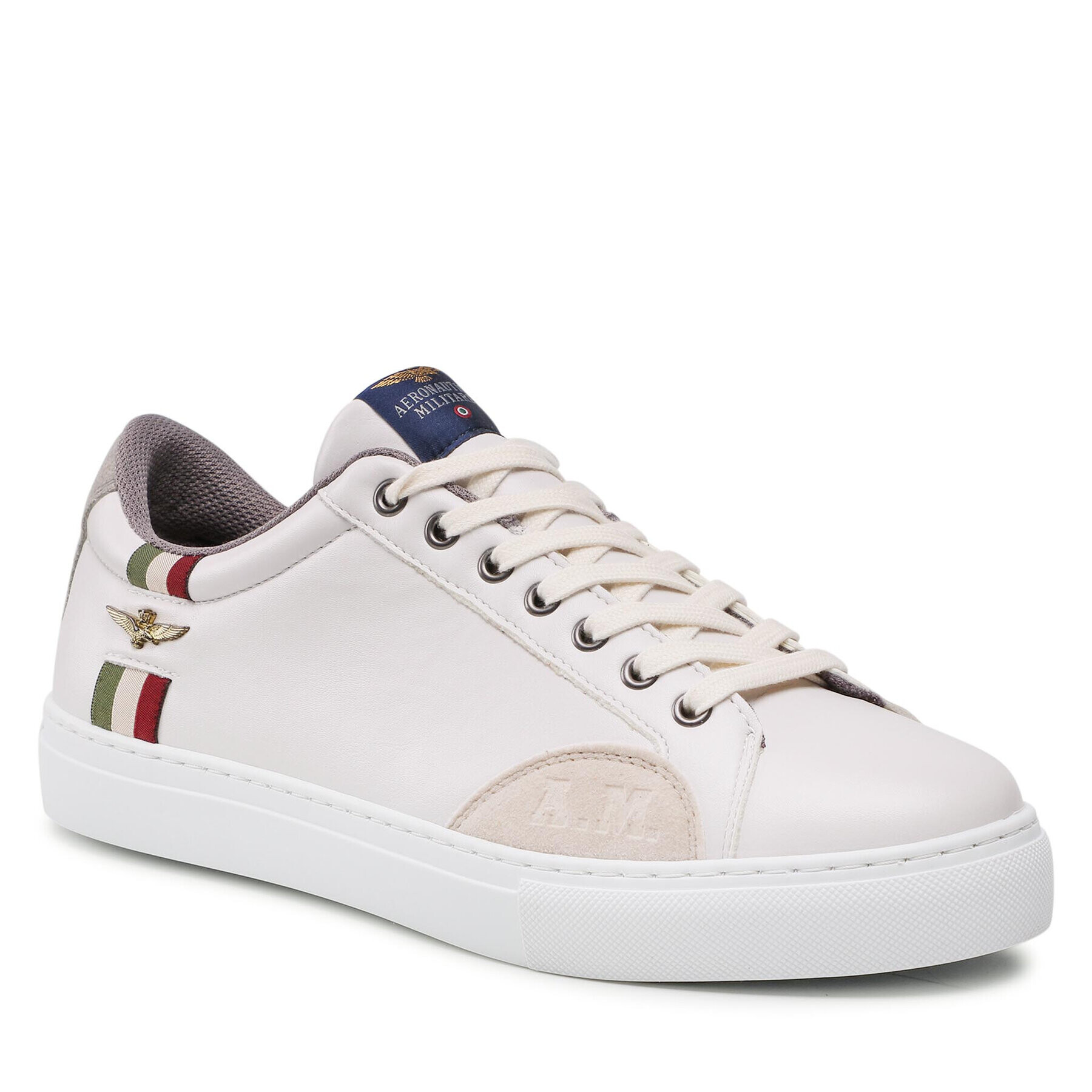 Aeronautica Militare Sneakers 212SC193PL140 Alb - Pled.ro