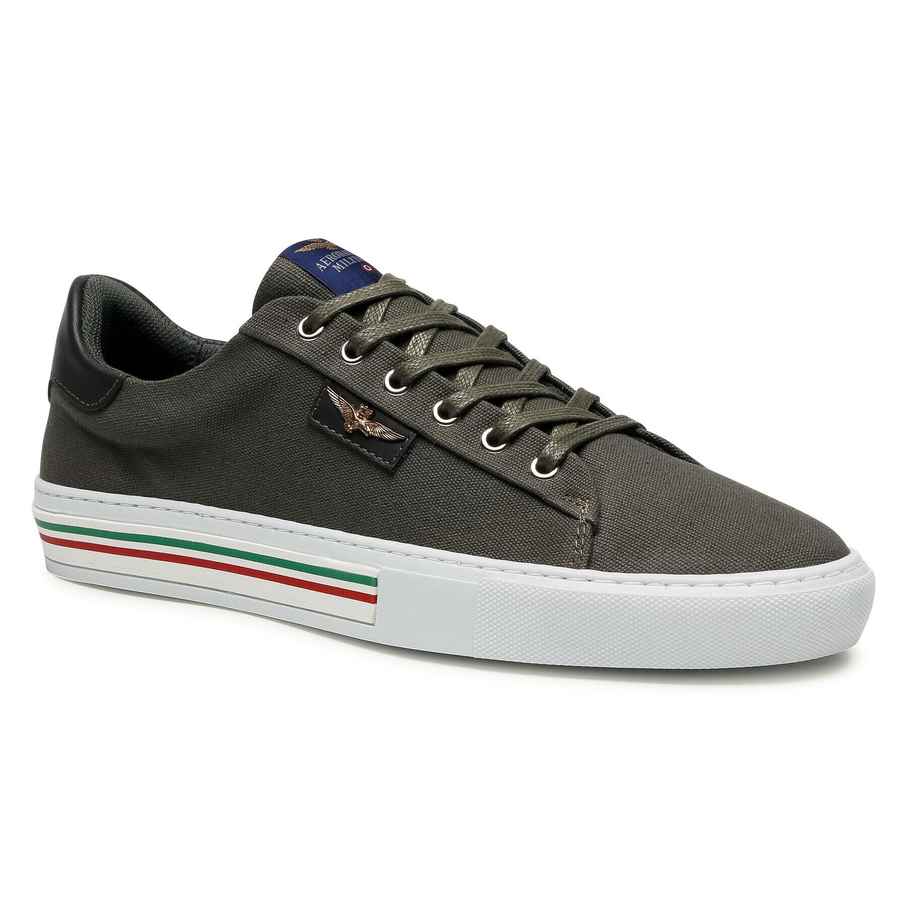 Aeronautica Militare Teniși Scarpa Tennis 211SC201CT2861 Verde - Pled.ro