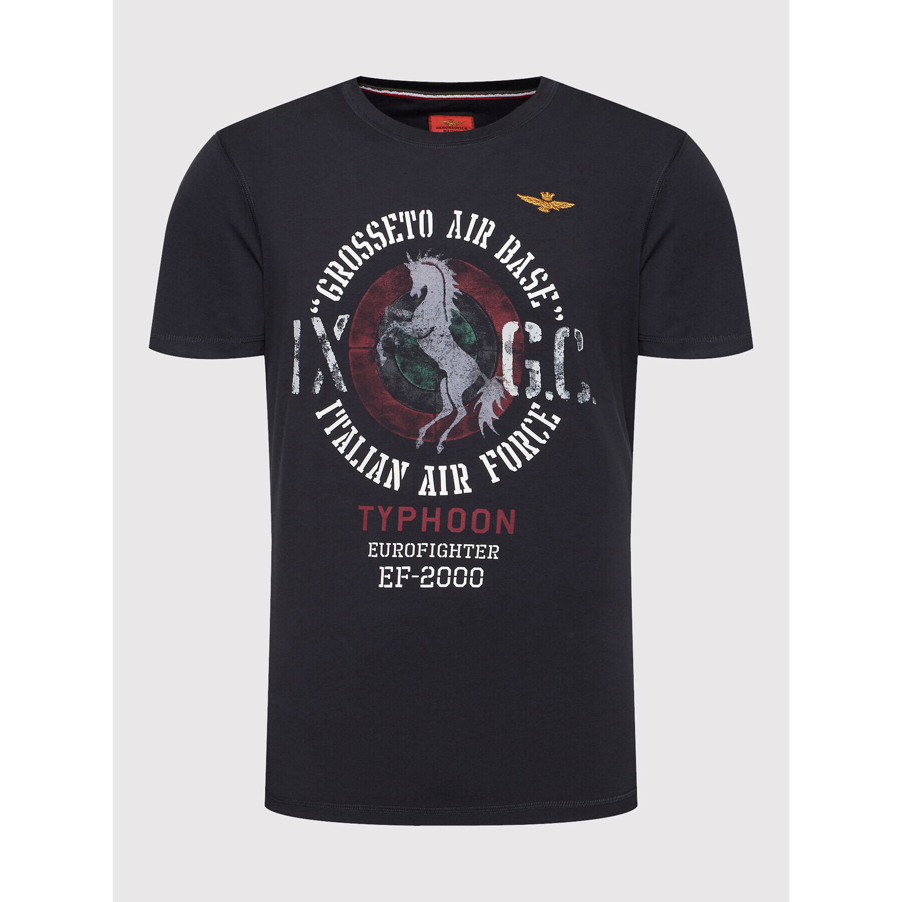 Aeronautica Militare Tricou 221TS1948J507 Bleumarin Regular Fit - Pled.ro