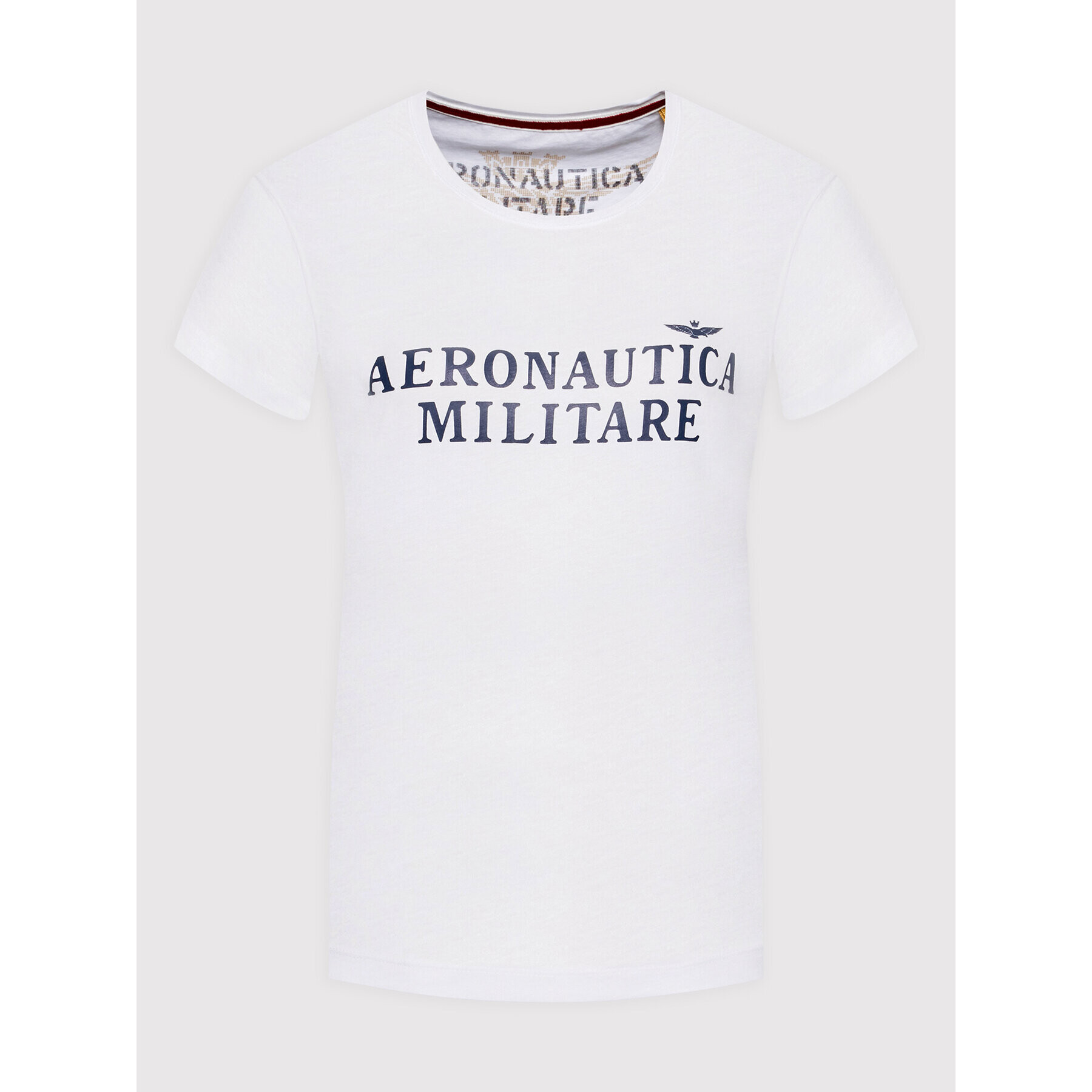 Aeronautica Militare Tricou 221TS1983DJ510 Alb Regular Fit - Pled.ro