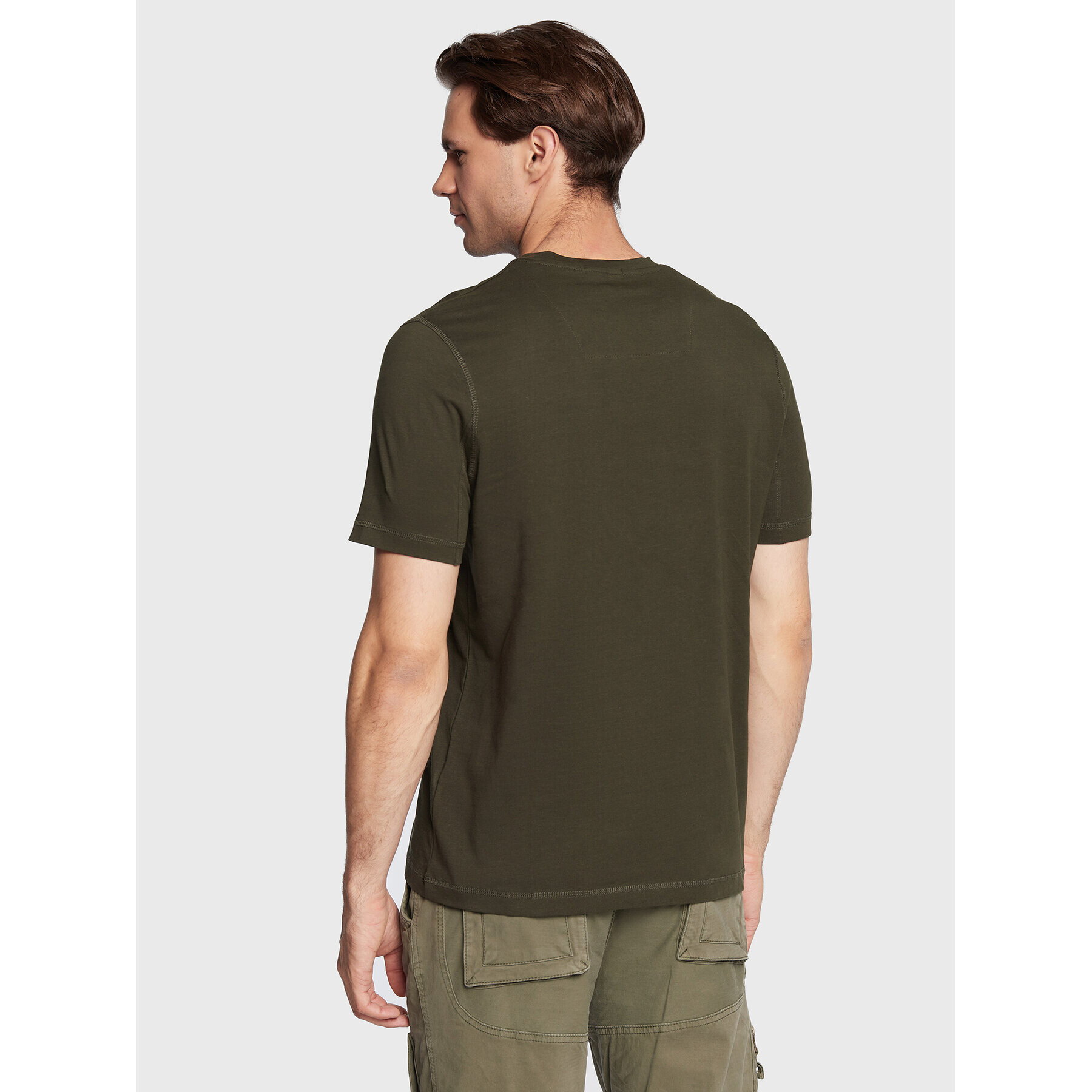 Aeronautica Militare Tricou 222TS2014J569 Verde Regular Fit - Pled.ro