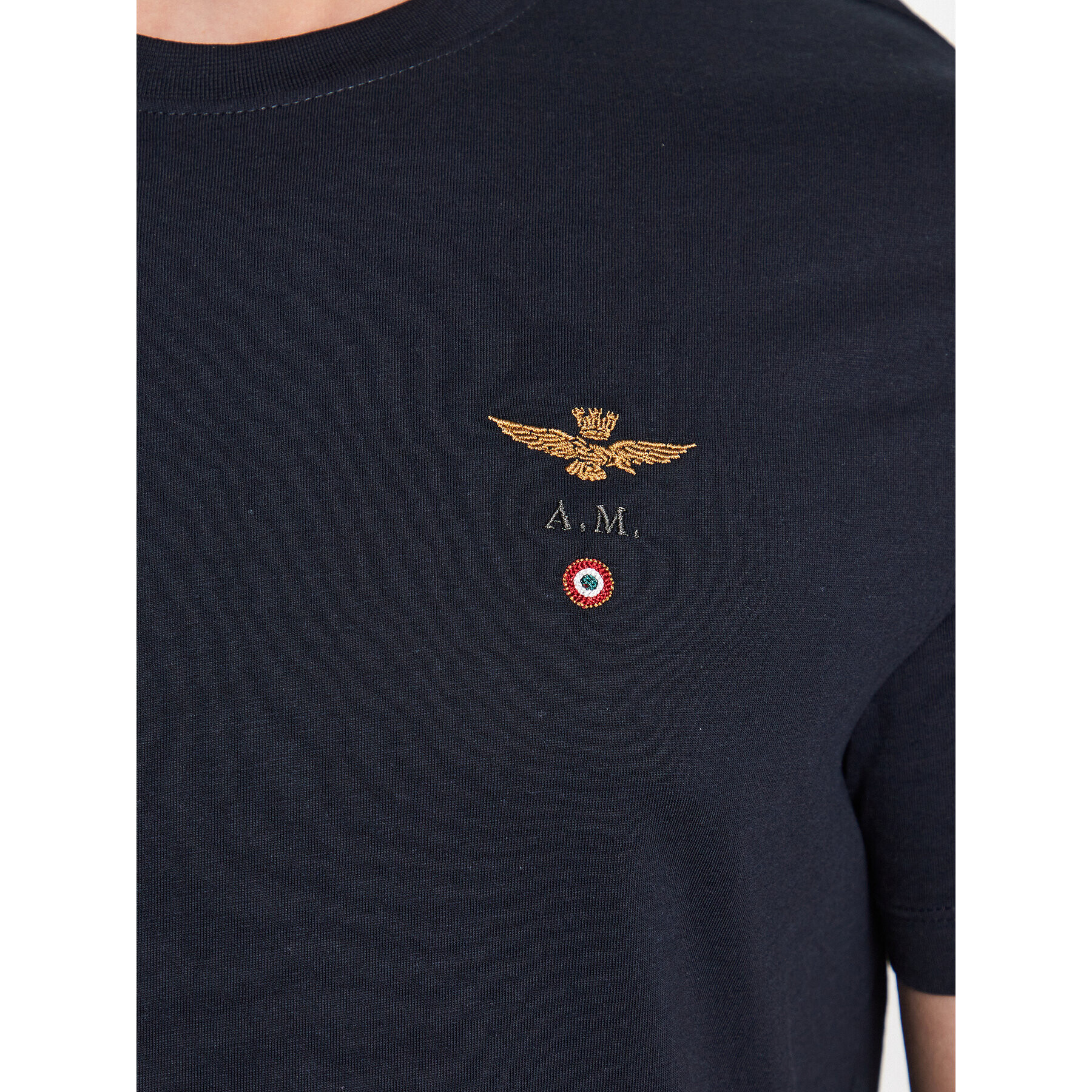 Aeronautica Militare Tricou 231TS1580J372 Bleumarin Regular Fit - Pled.ro