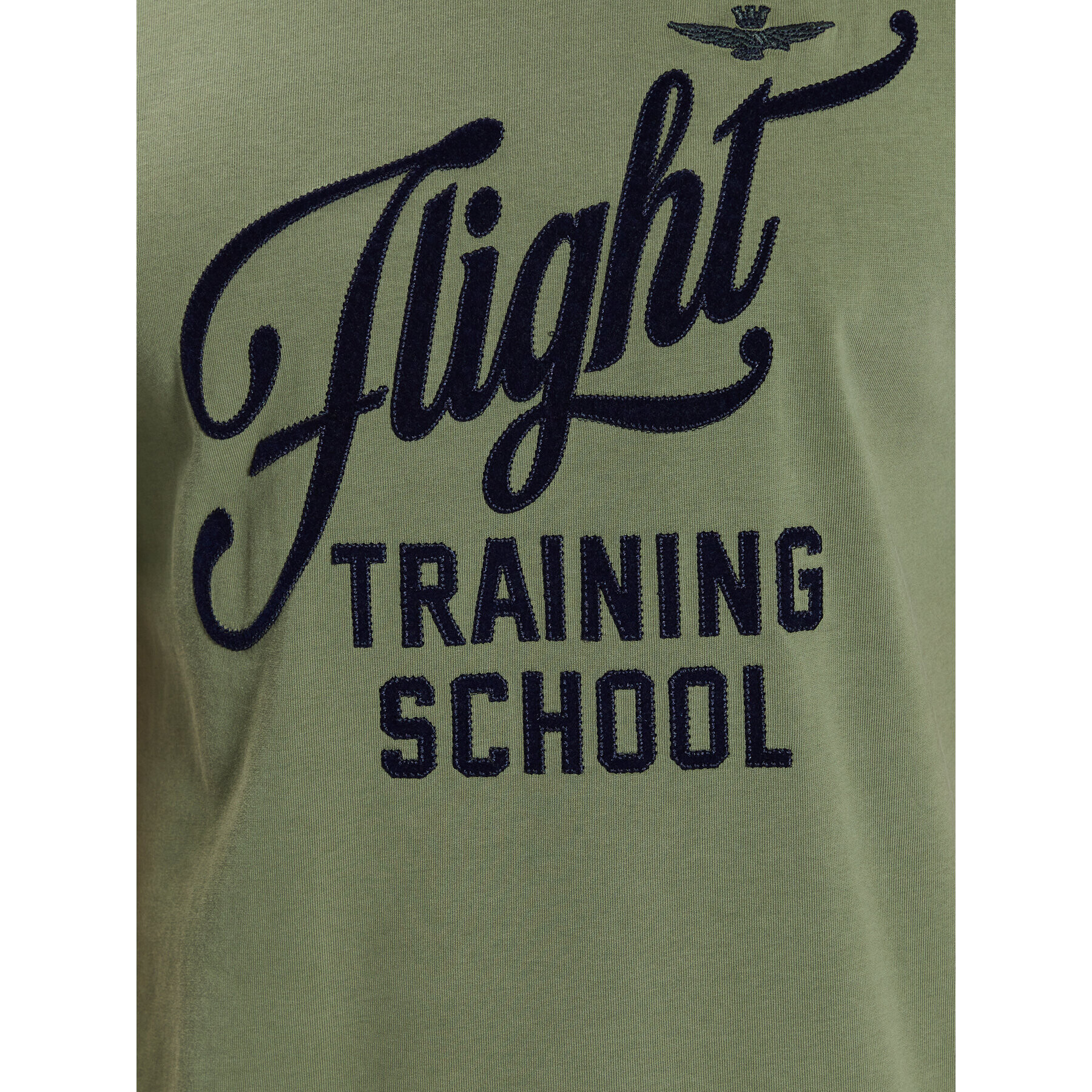 Aeronautica Militare Tricou 231TS2050J565 Verde Regular Fit - Pled.ro