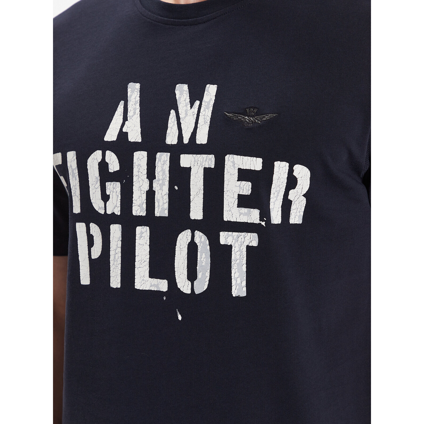 Aeronautica Militare Tricou 231TS2051J565 Bleumarin Regular Fit - Pled.ro