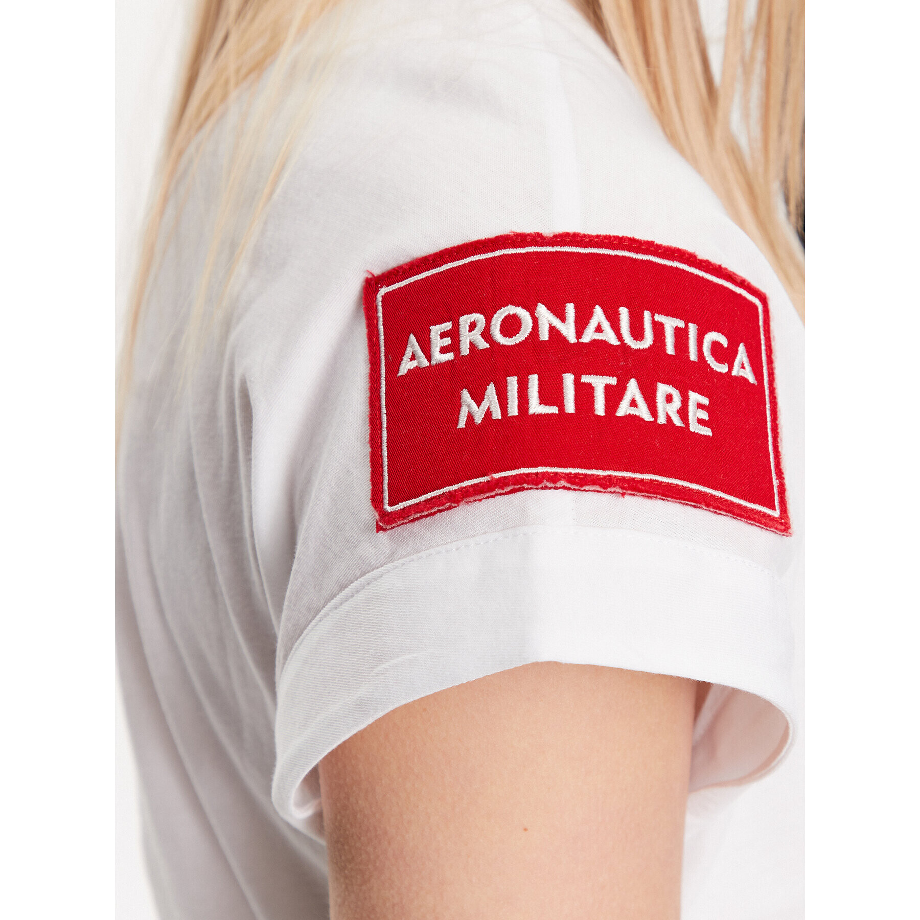 Aeronautica Militare Tricou 231TS2060DJ510 Alb Regular Fit - Pled.ro