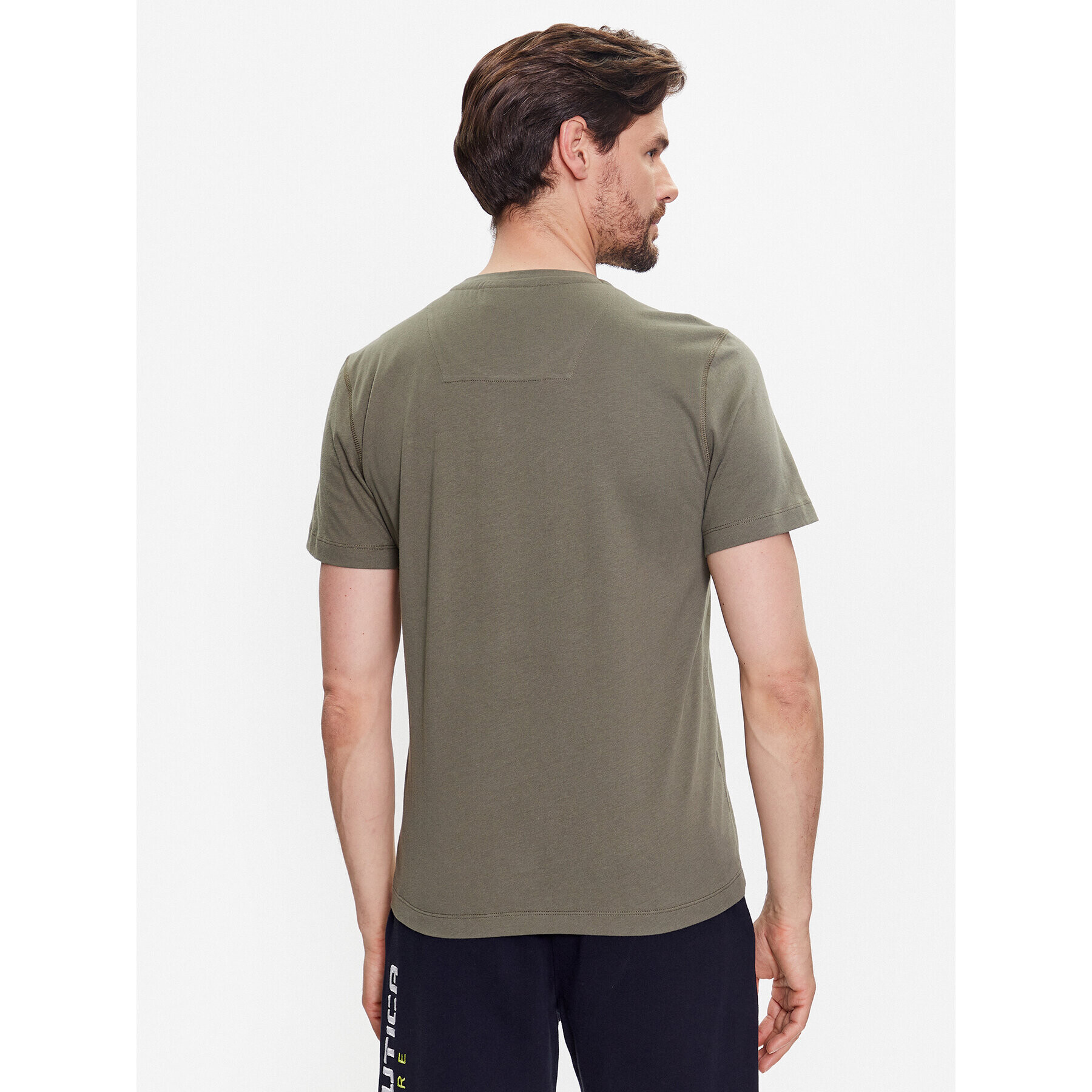 Aeronautica Militare Tricou 231TS2068J602 Verde Regular Fit - Pled.ro