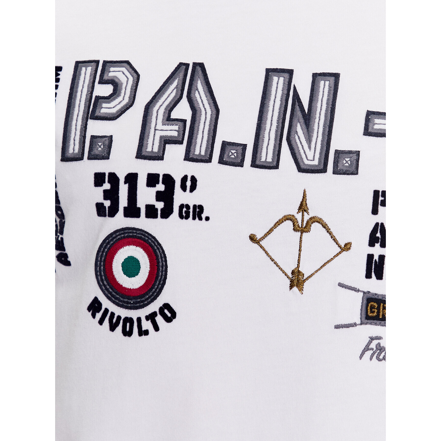 Aeronautica Militare Tricou 231TS2071J589 Alb Regular Fit - Pled.ro