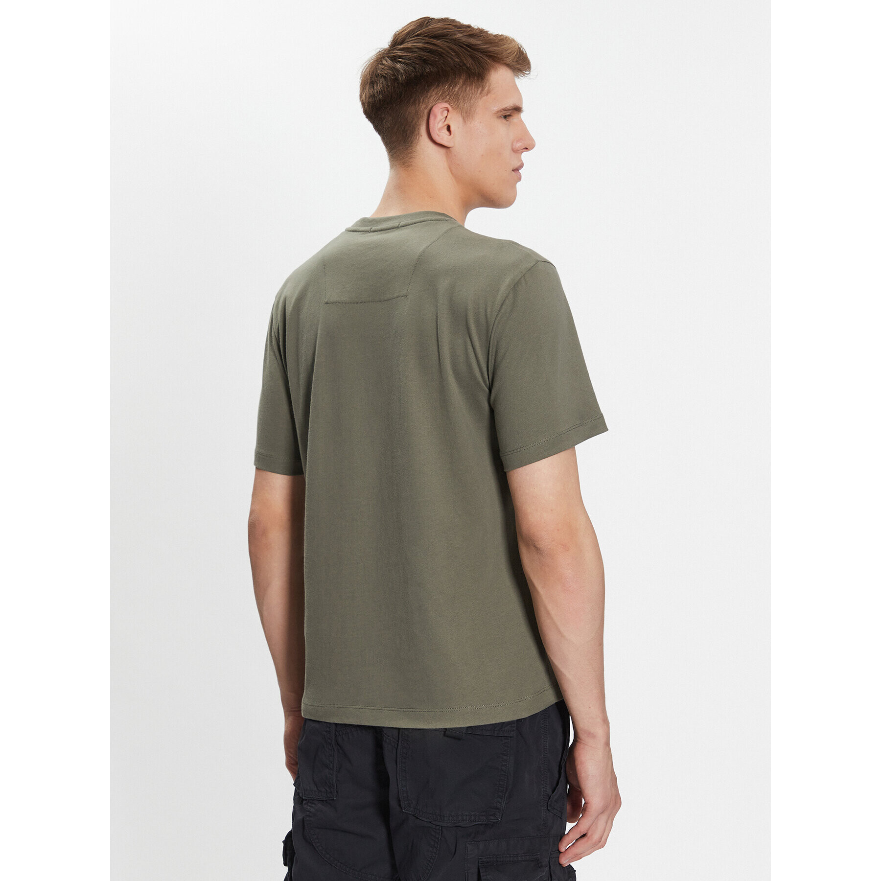 Aeronautica Militare Tricou 231TS2074J558 Verde Regular Fit - Pled.ro