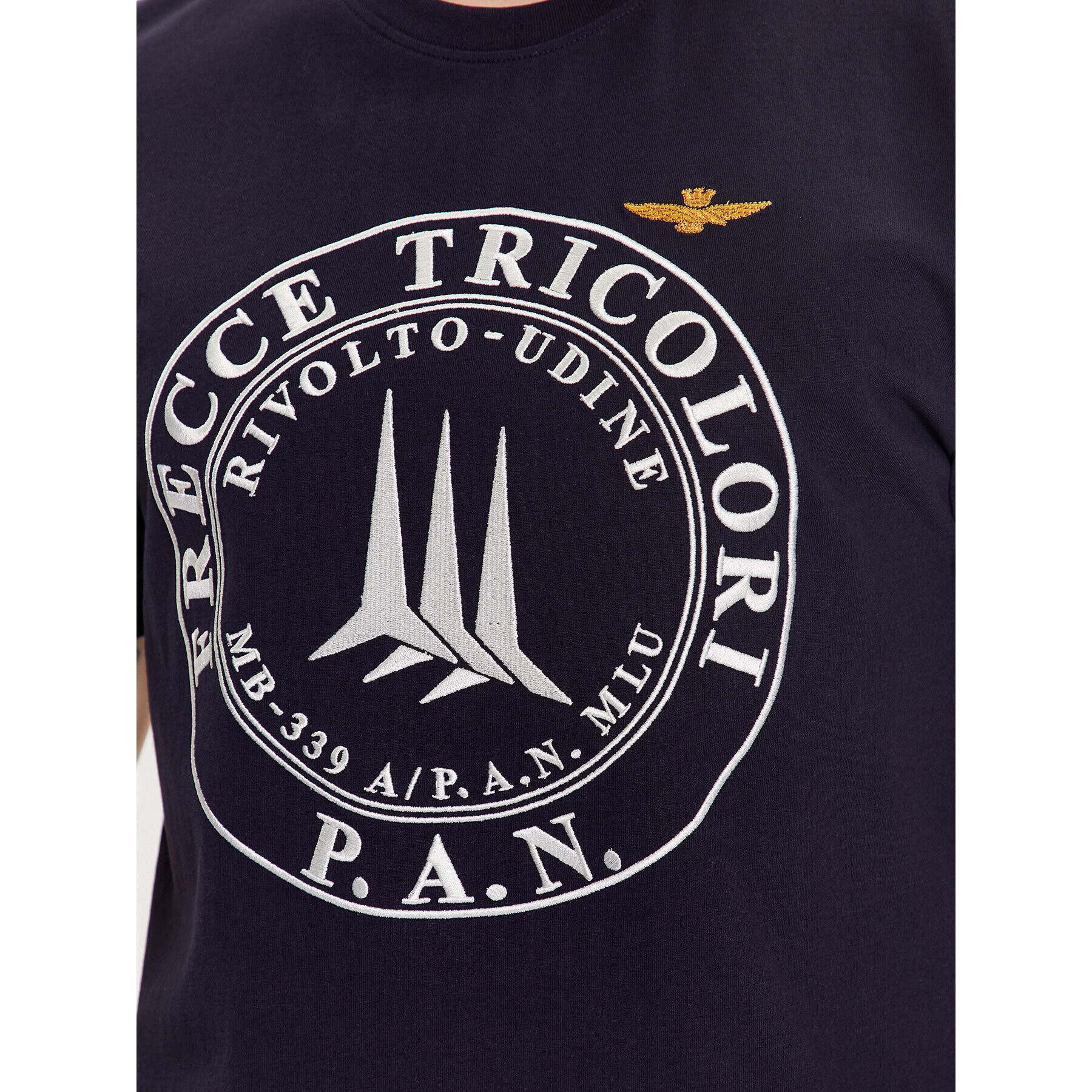 Aeronautica Militare Tricou 231TS2075J558 Bleumarin Regular Fit - Pled.ro