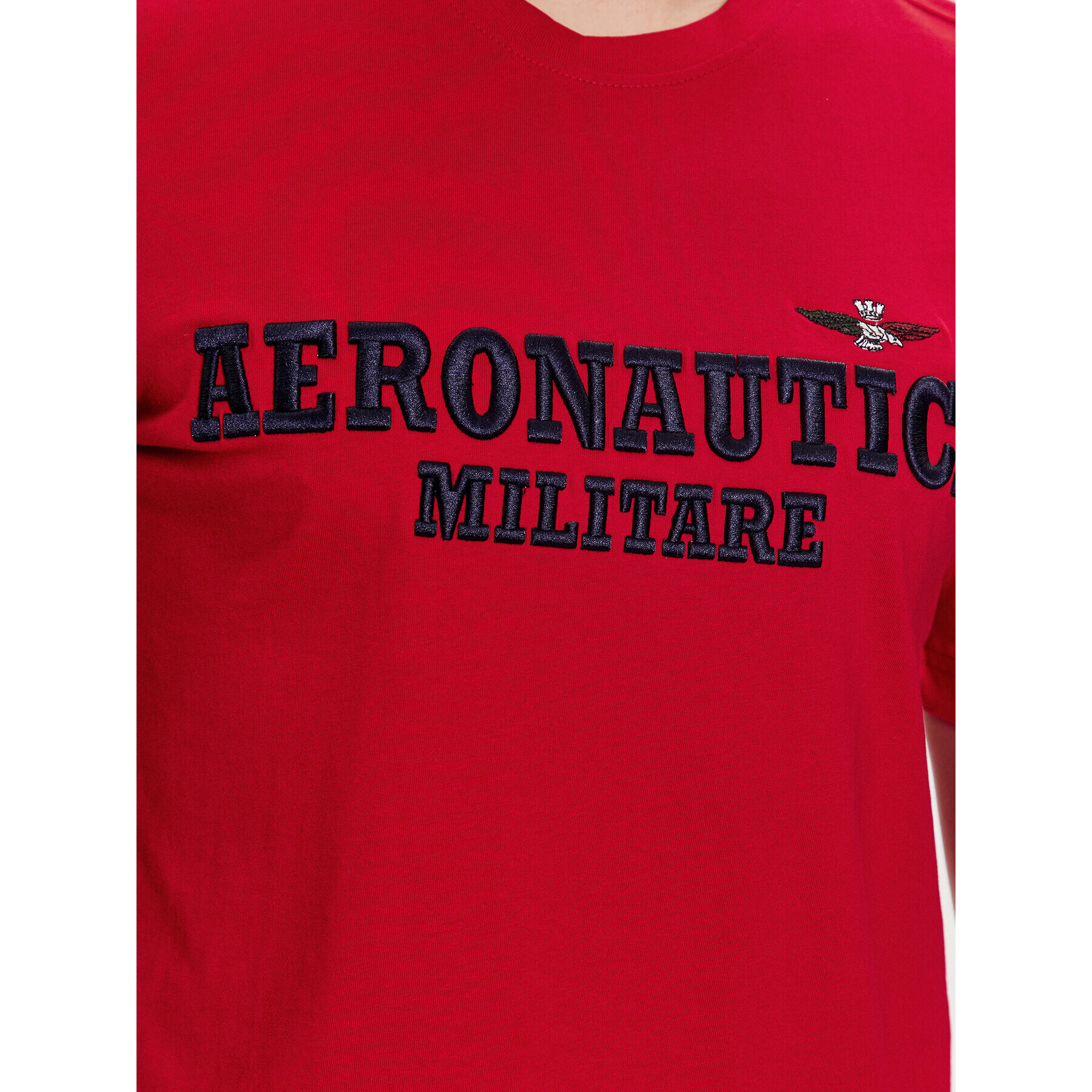 Aeronautica Militare Tricou 231TS2077J538 Roșu Regular Fit - Pled.ro