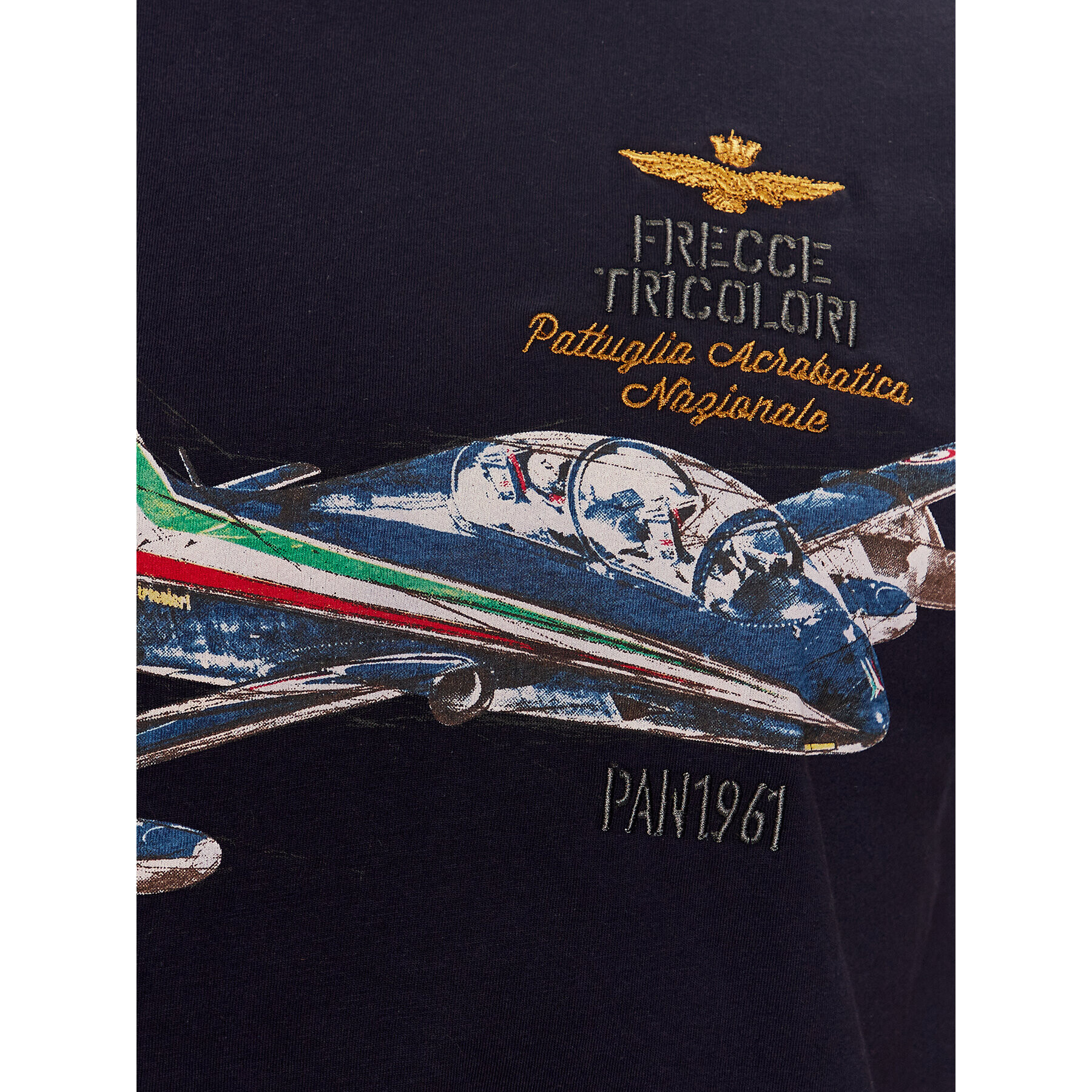 Aeronautica Militare Tricou 231TS2080J538 Bleumarin Regular Fit - Pled.ro