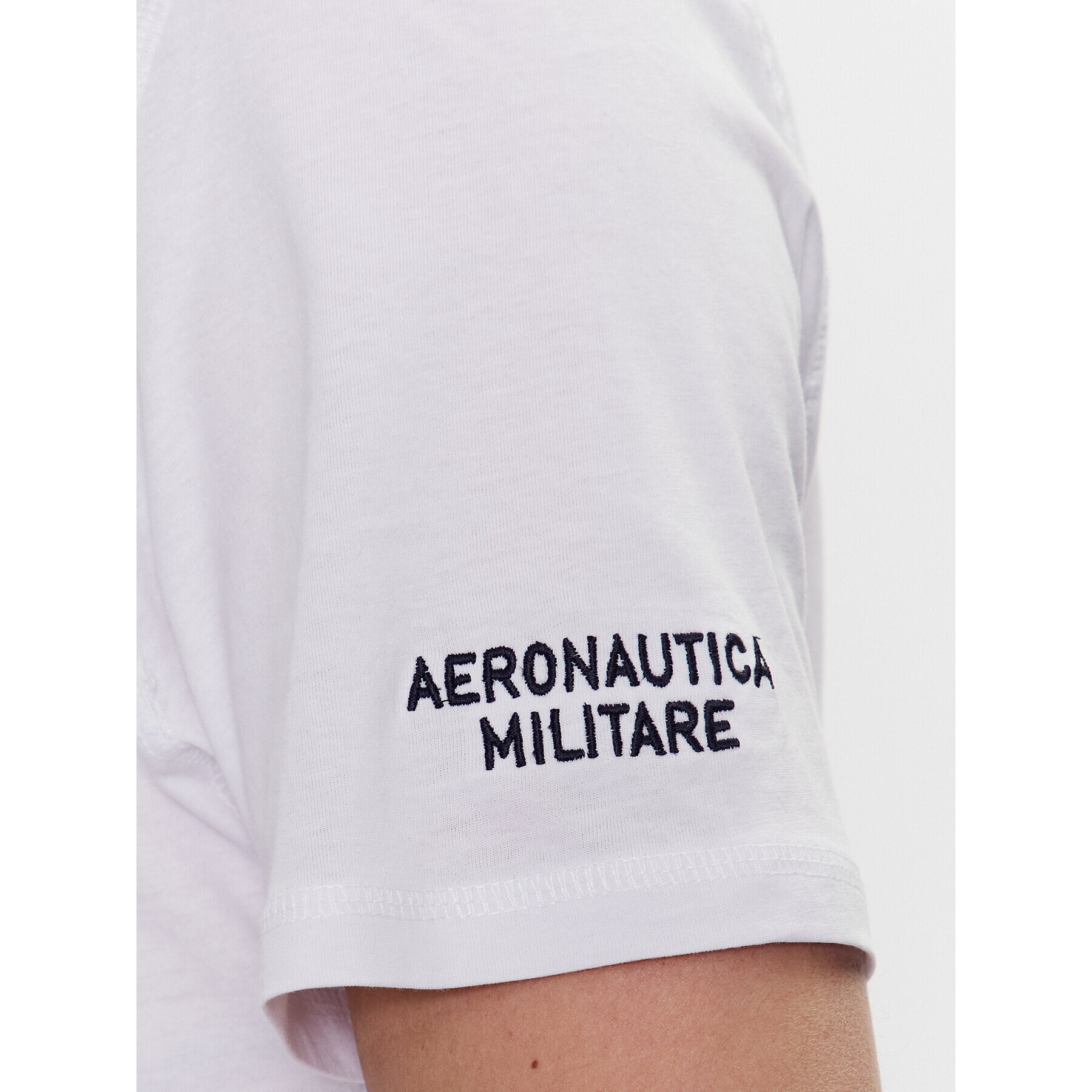 Aeronautica Militare Tricou 231TS2092J538 Alb Regular Fit - Pled.ro