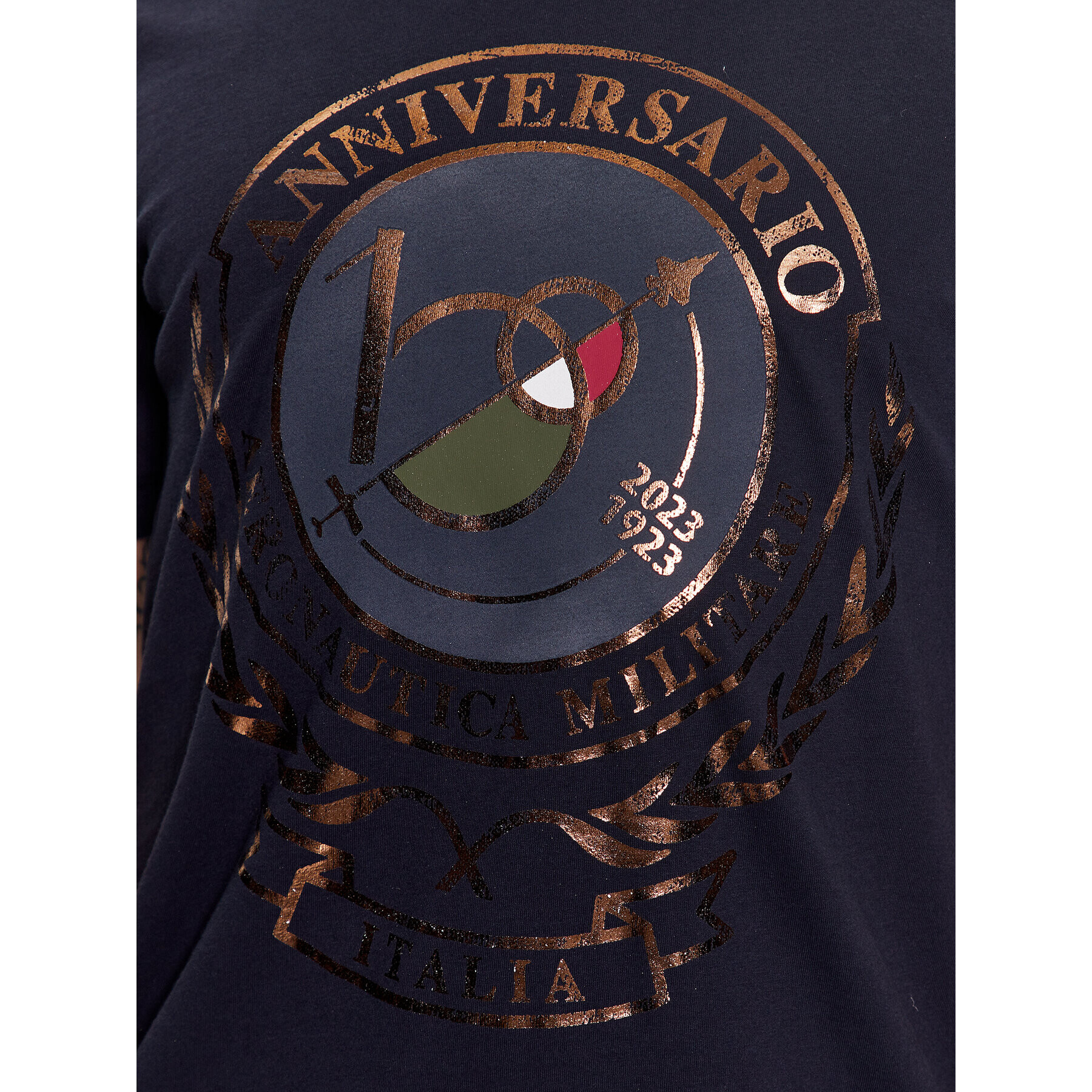 Aeronautica Militare Tricou 231TS2118J594 Bleumarin Regular Fit - Pled.ro