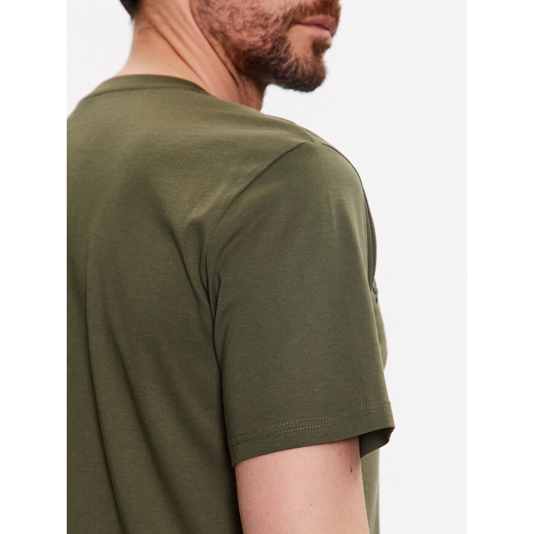 Aeronautica Militare Tricou 231TS2123J607 Verde Regular Fit - Pled.ro