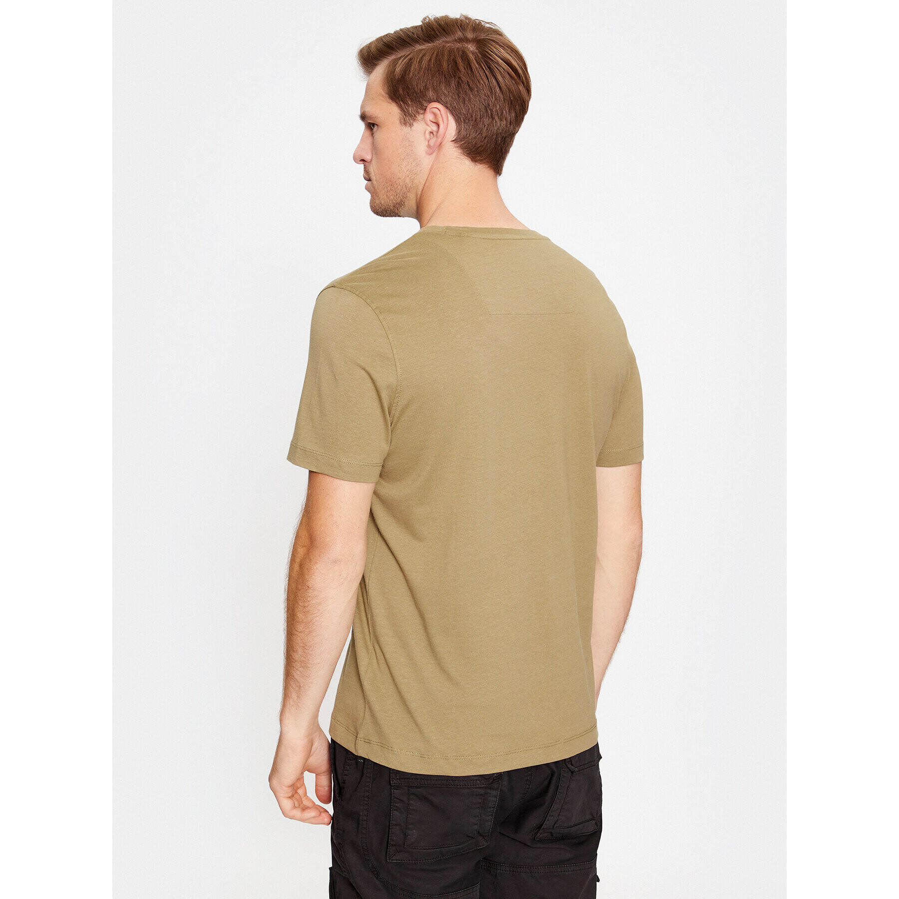 Aeronautica Militare Tricou 232TS1580J372 Verde Regular Fit - Pled.ro