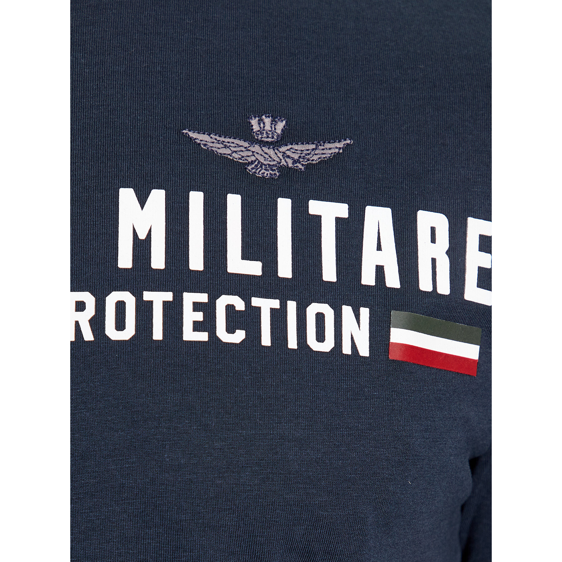 Aeronautica Militare Tricou 232TS1942J538 Bleumarin Regular Fit - Pled.ro