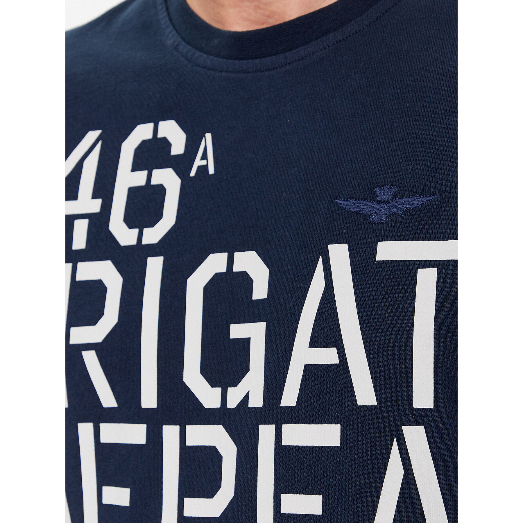 Aeronautica Militare Tricou 232TS2128J584 Bleumarin Comfort Fit - Pled.ro