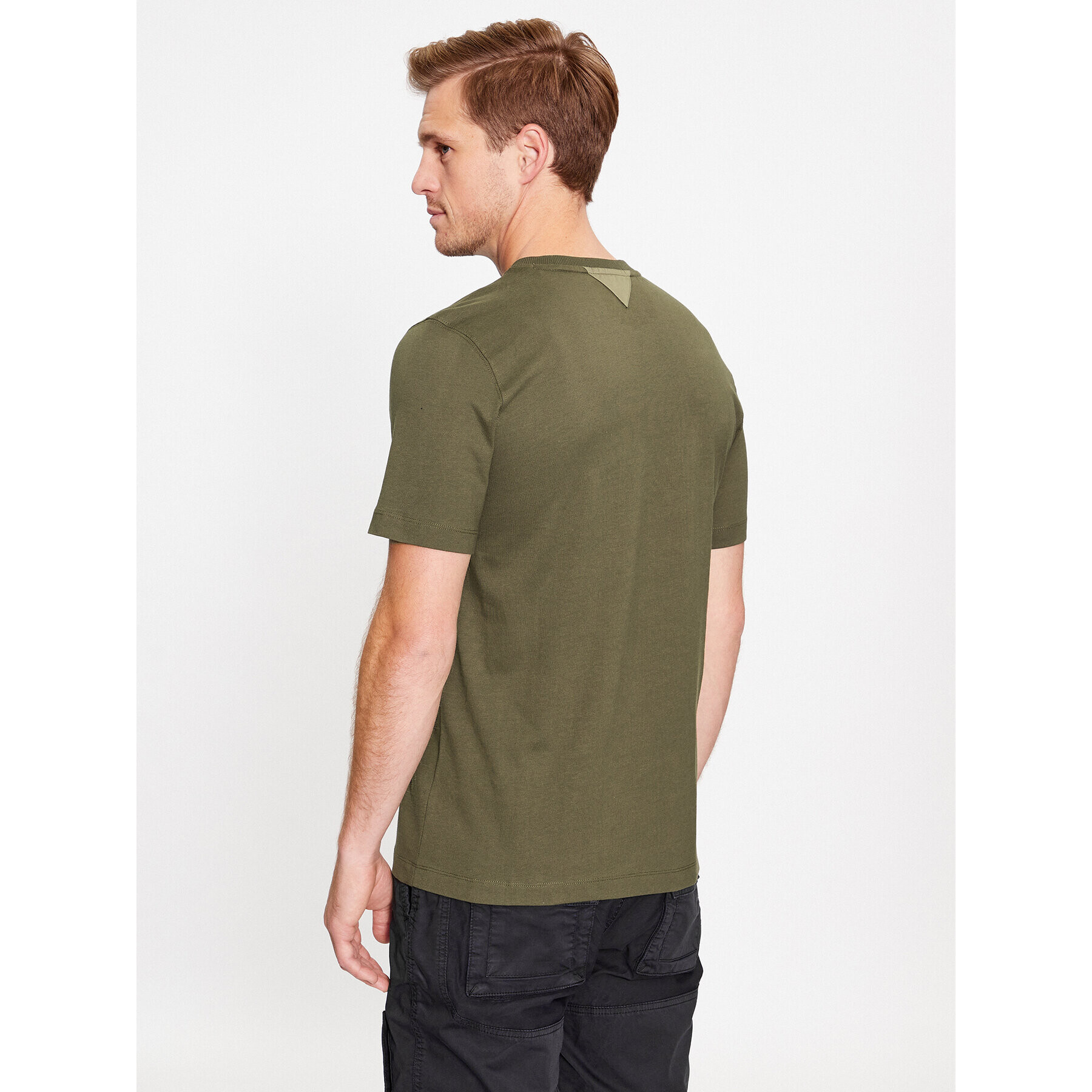 Aeronautica Militare Tricou 232TS2129J609 Verde Regular Fit - Pled.ro