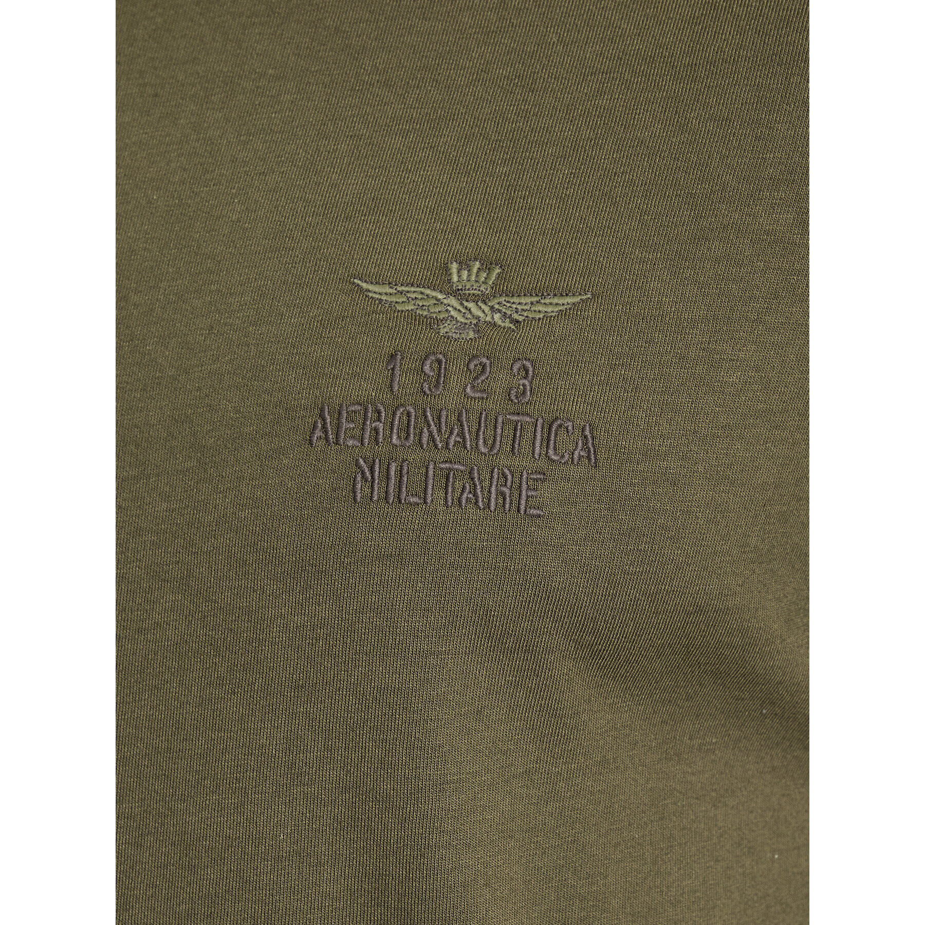 Aeronautica Militare Tricou 232TS2129J609 Verde Regular Fit - Pled.ro