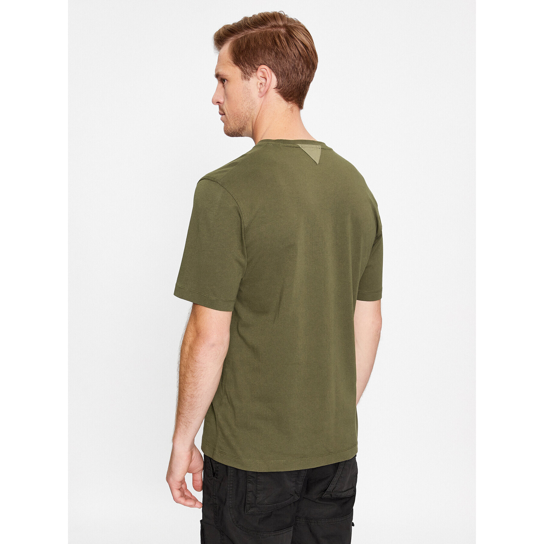 Aeronautica Militare Tricou 232TS2130J584 Verde Regular Fit - Pled.ro