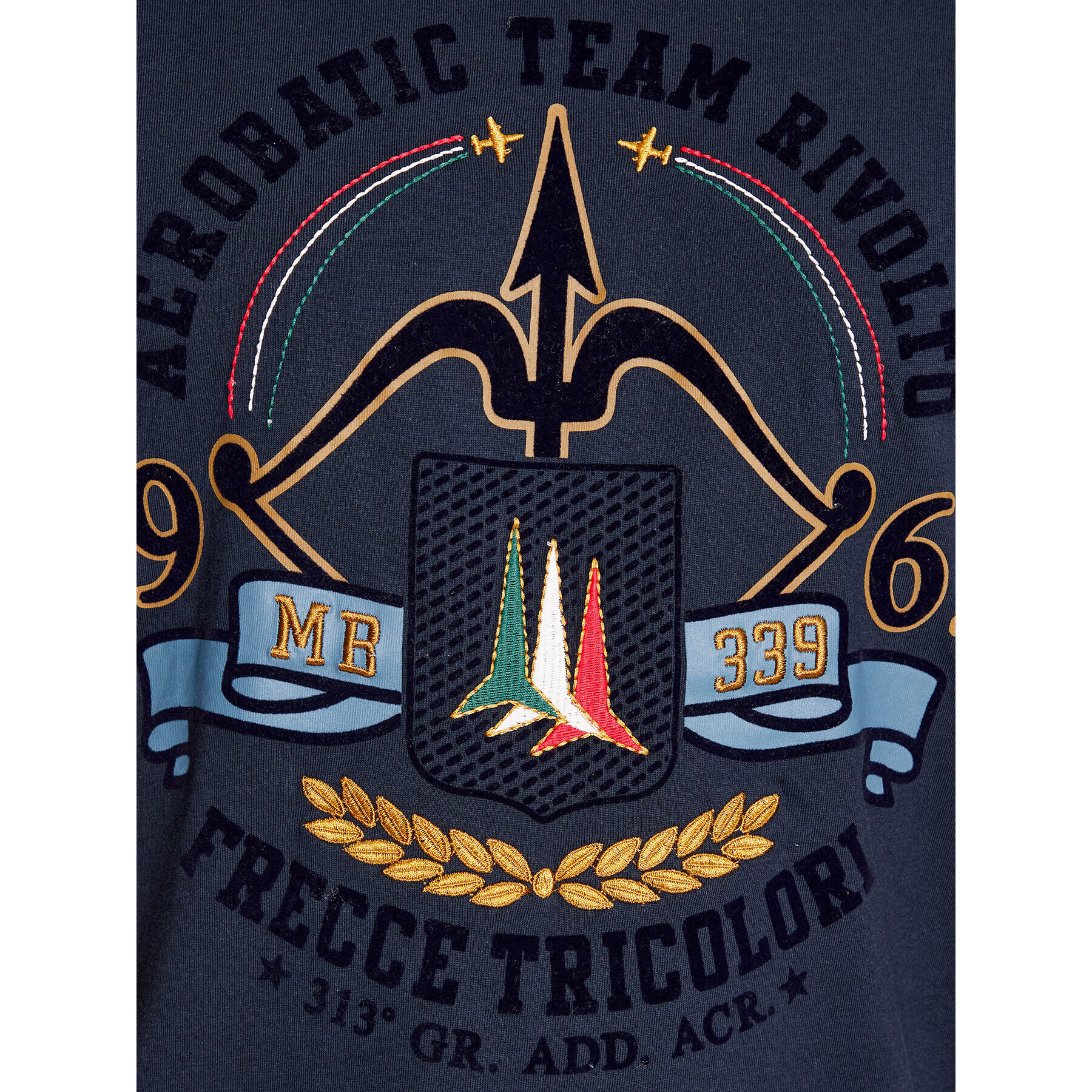 Aeronautica Militare Tricou 232TS2152J597 Bleumarin Regular Fit - Pled.ro