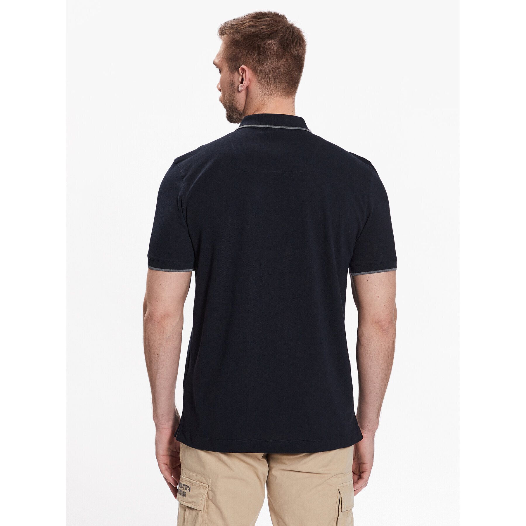 Aeronautica Militare Tricou polo 231PO1308P82 Bleumarin Regular Fit - Pled.ro