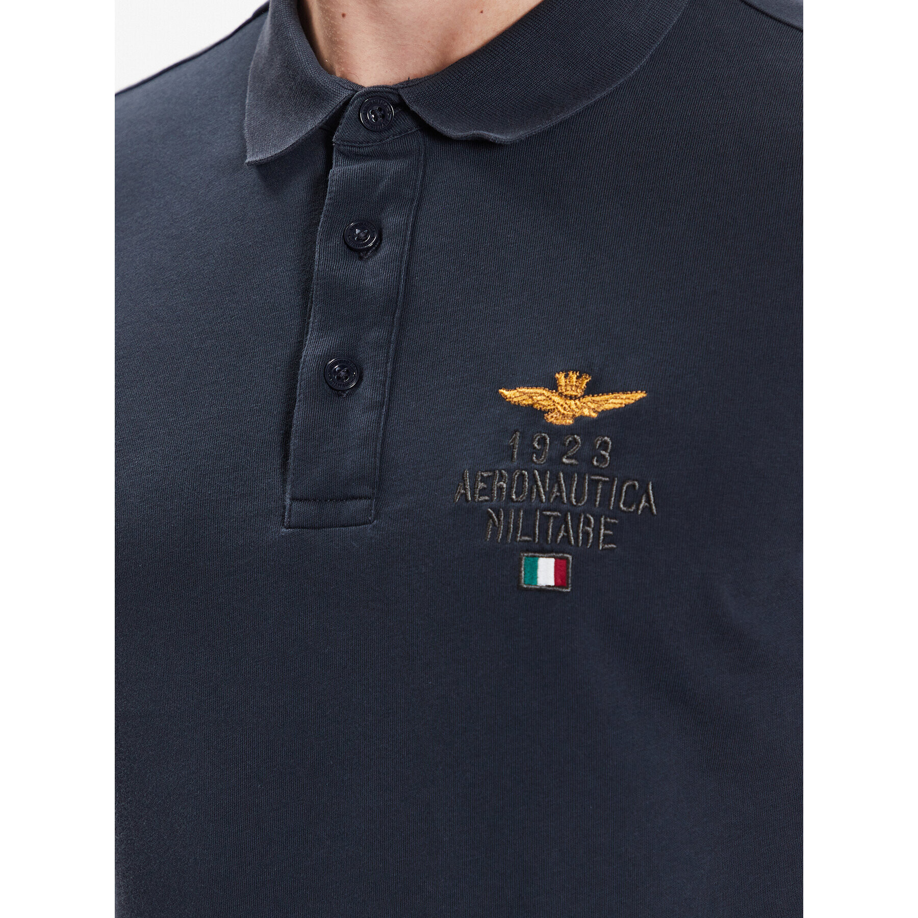 Aeronautica Militare Tricou polo 231PO1670J581 Bleumarin Regular Fit - Pled.ro