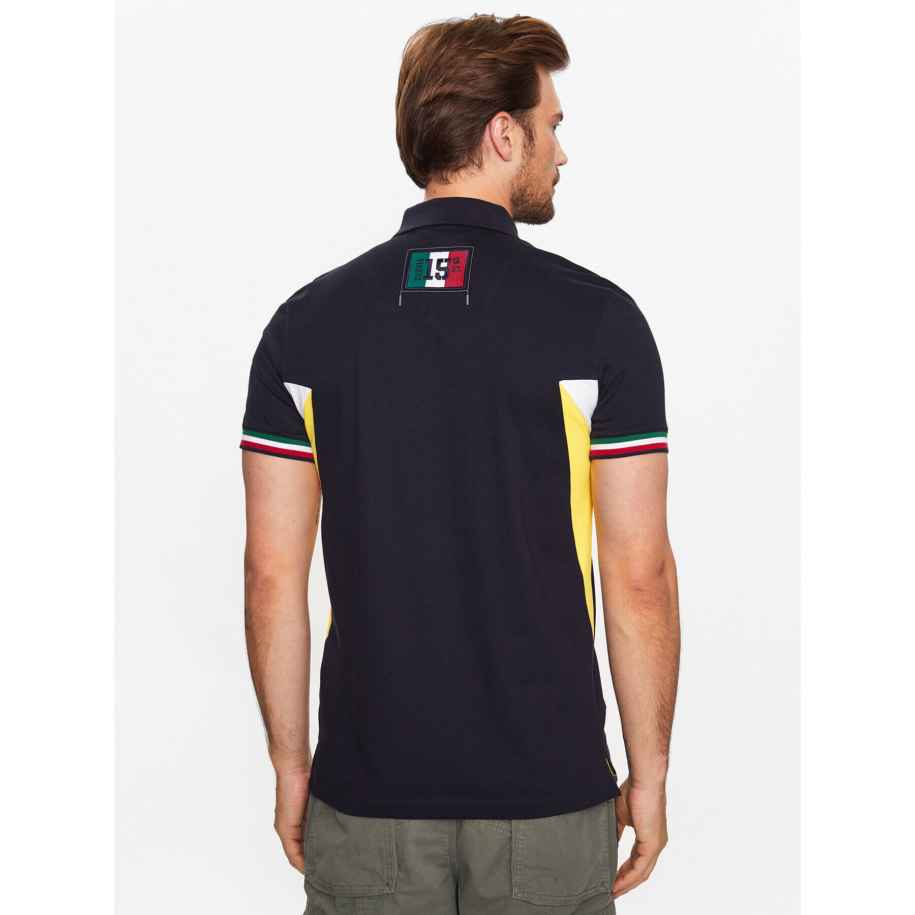 Aeronautica Militare Tricou polo 231PO1677P199 Bleumarin Regular Fit - Pled.ro