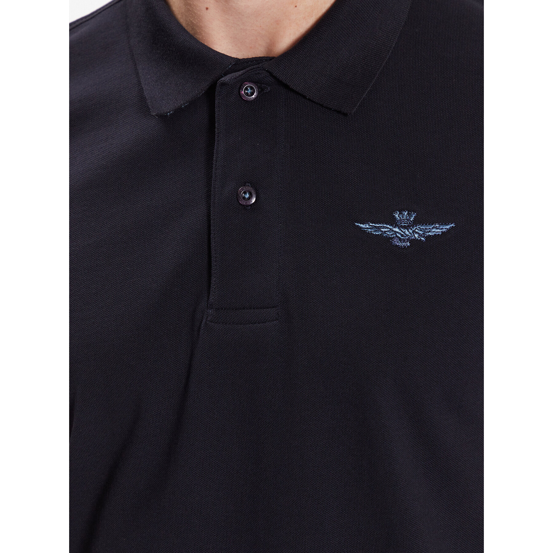 Aeronautica Militare Tricou polo 231PO1678P191 Bleumarin Slim Fit - Pled.ro