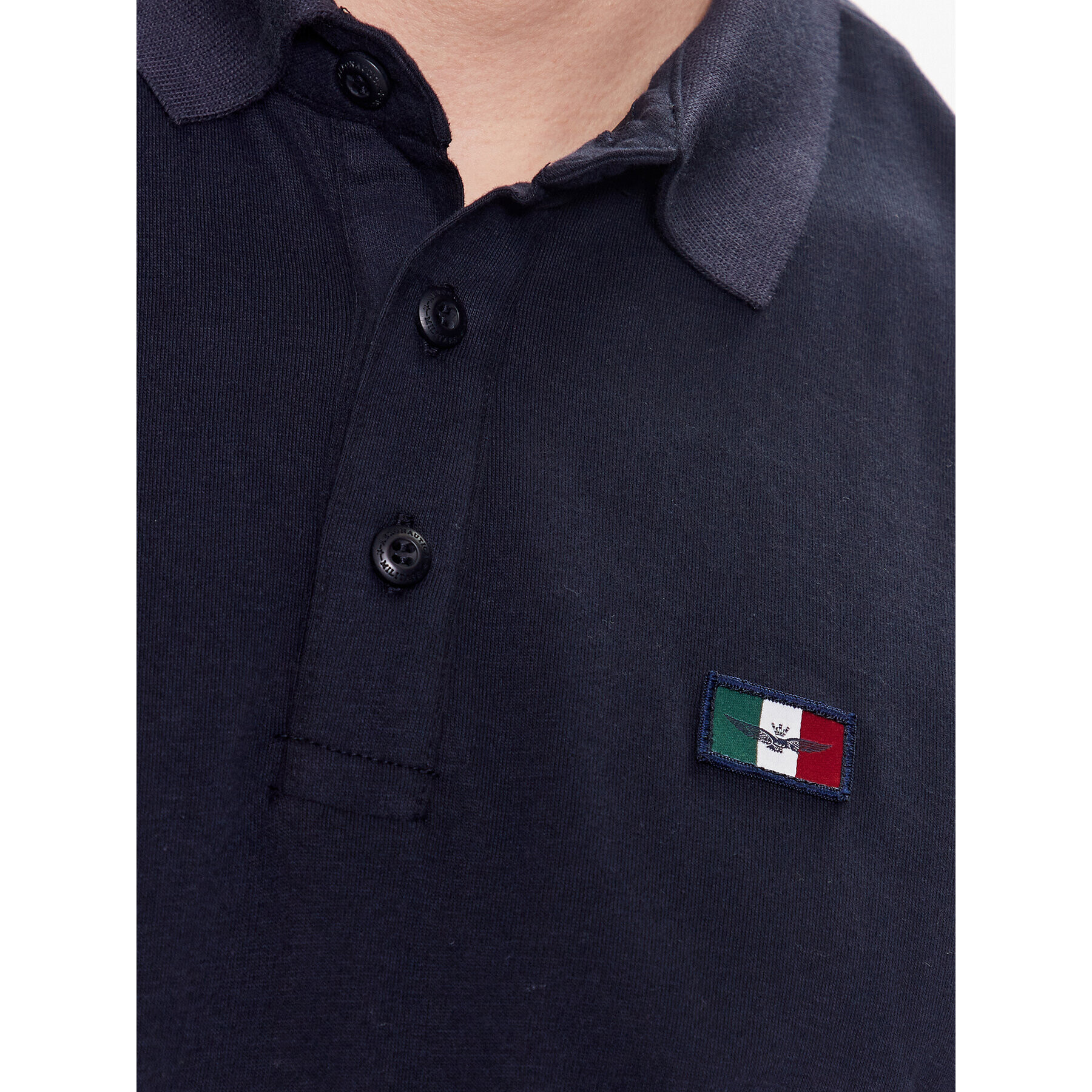 Aeronautica Militare Tricou polo 231PO1685J602 Bleumarin Regular Fit - Pled.ro