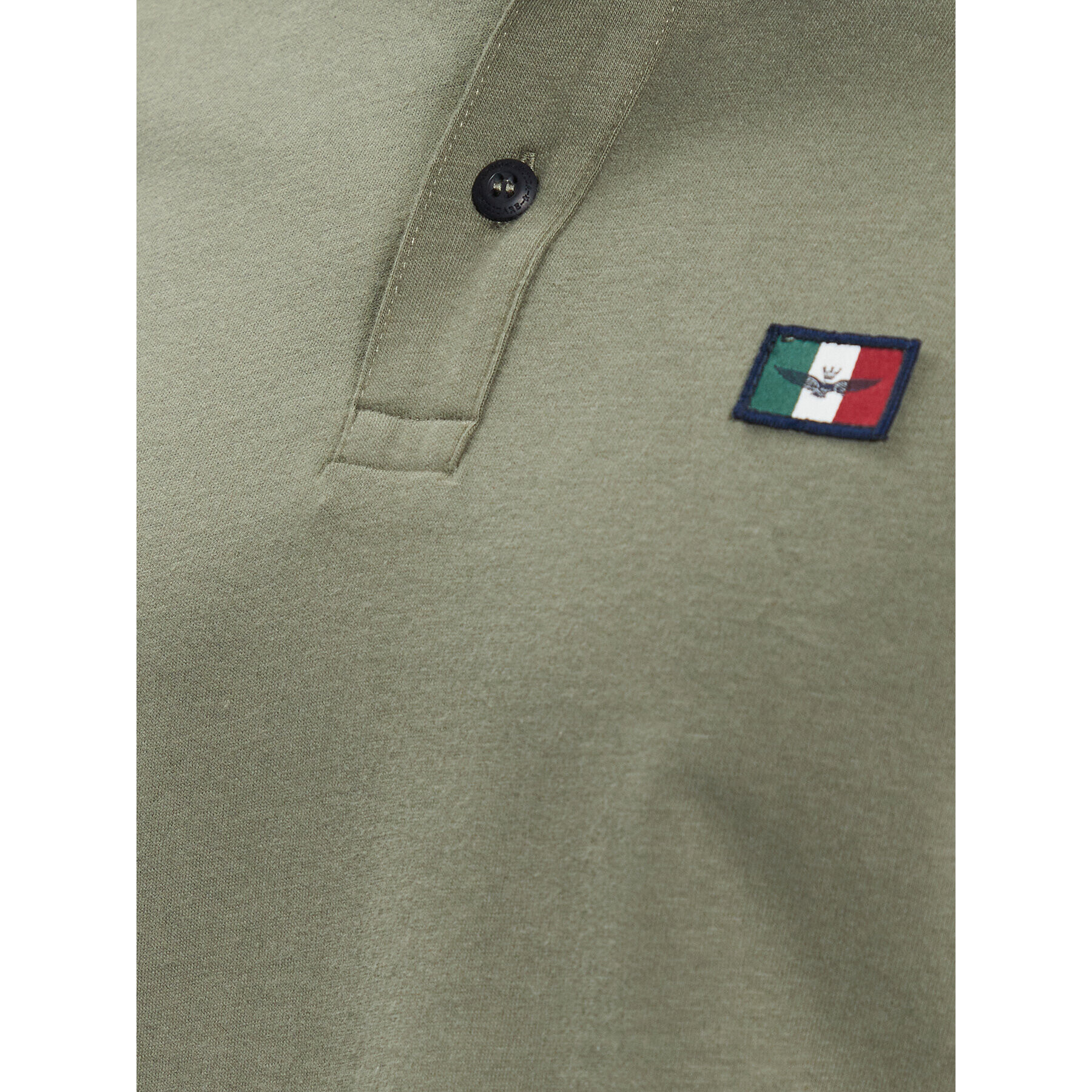 Aeronautica Militare Tricou polo 231PO1685J602 Verde Regular Fit - Pled.ro