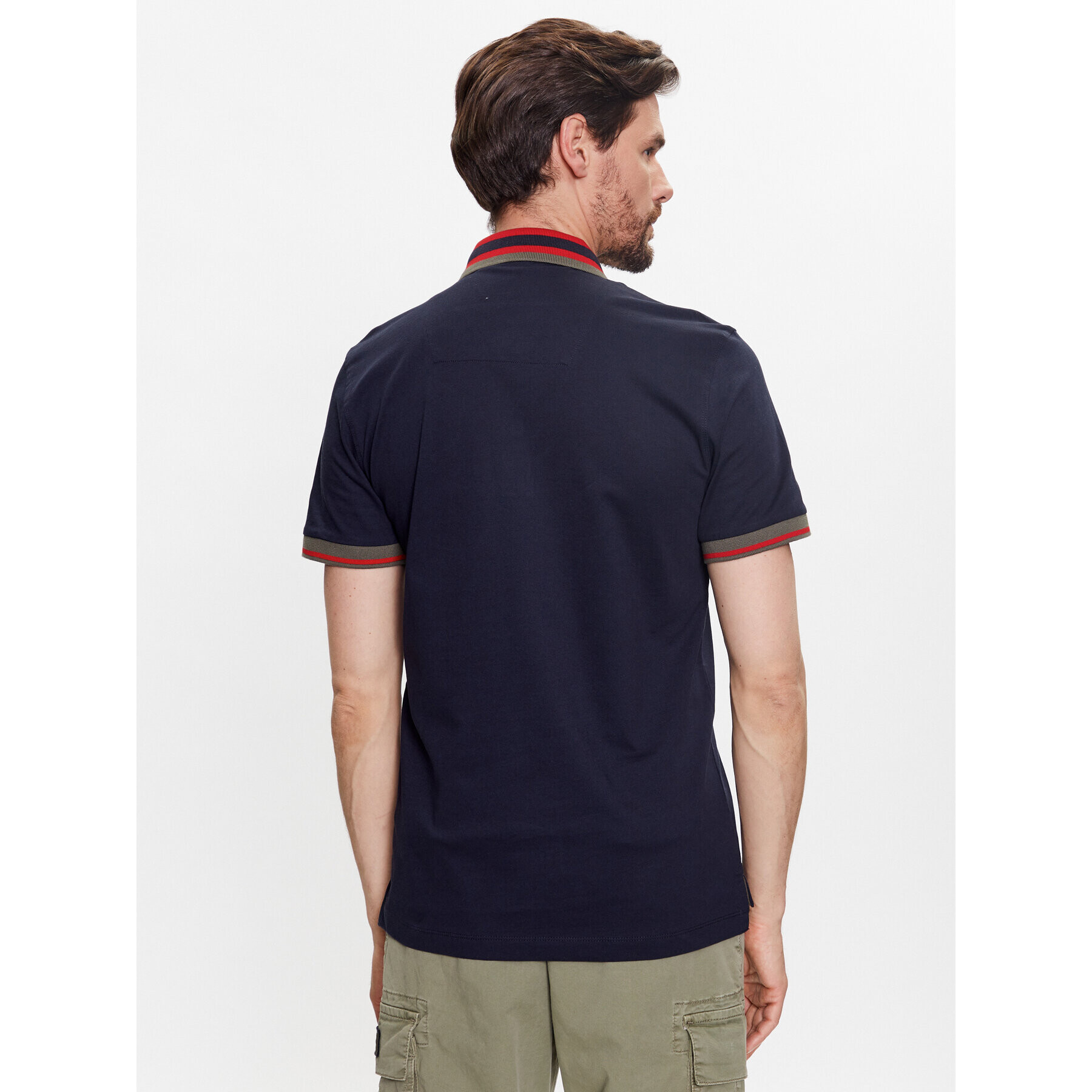 Aeronautica Militare Tricou polo 231PO1687P314 Bleumarin Regular Fit - Pled.ro