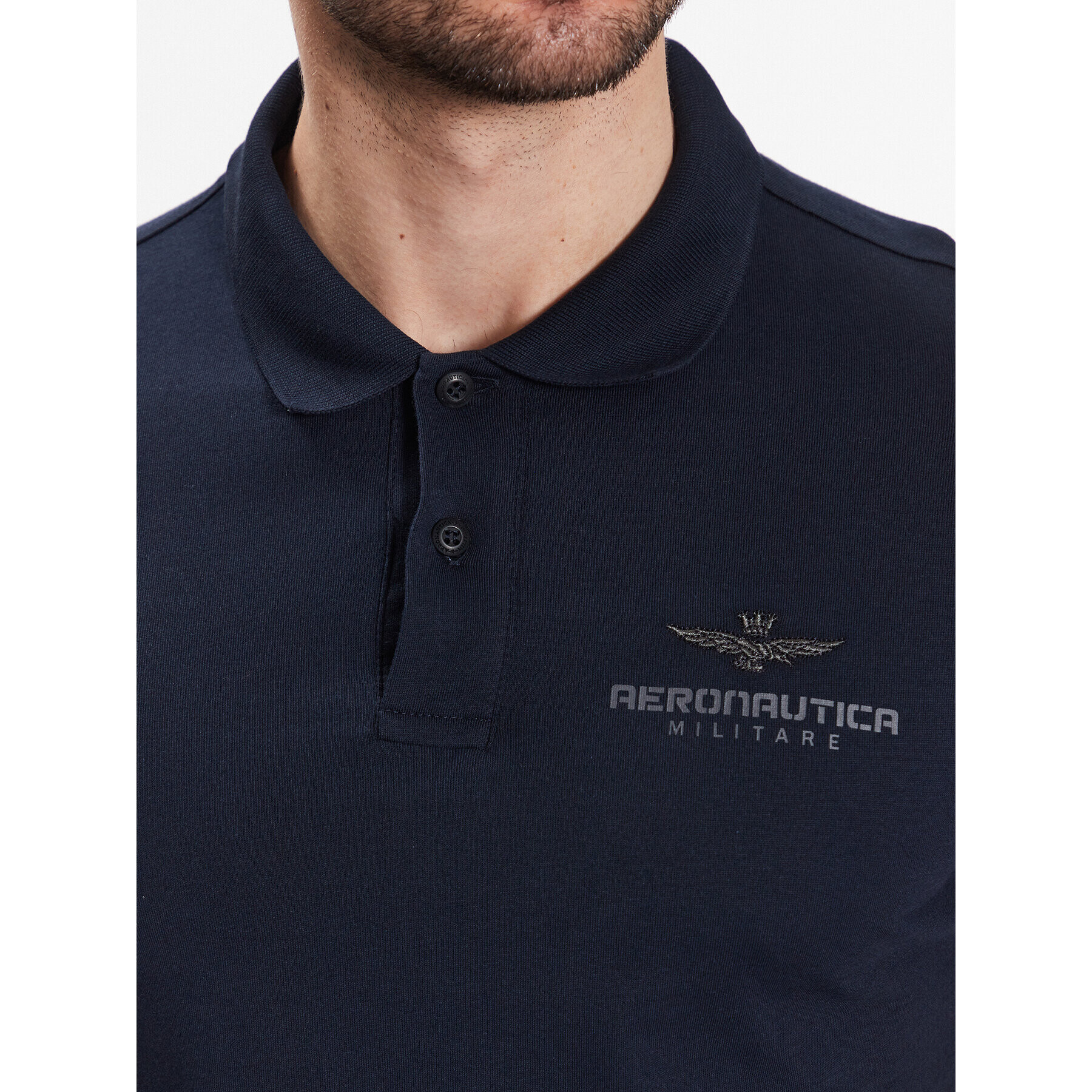 Aeronautica Militare Tricou polo 231PO1694J593 Bleumarin Regular Fit - Pled.ro