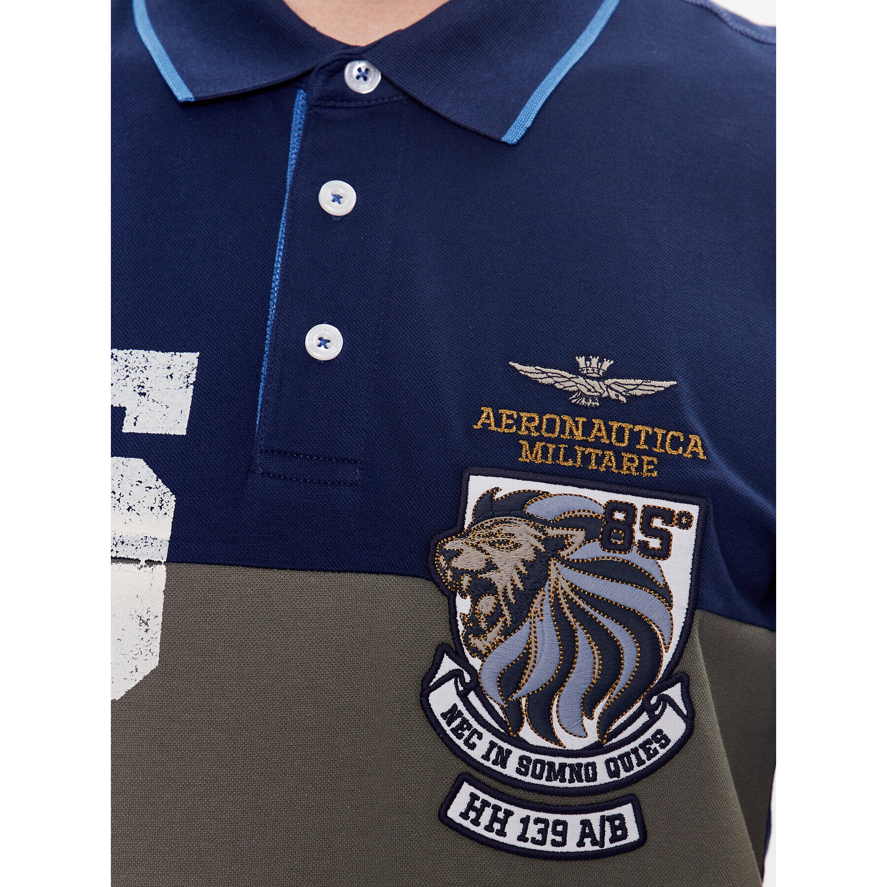 Aeronautica Militare Tricou polo 231PO1697P199 Colorat Regular Fit - Pled.ro