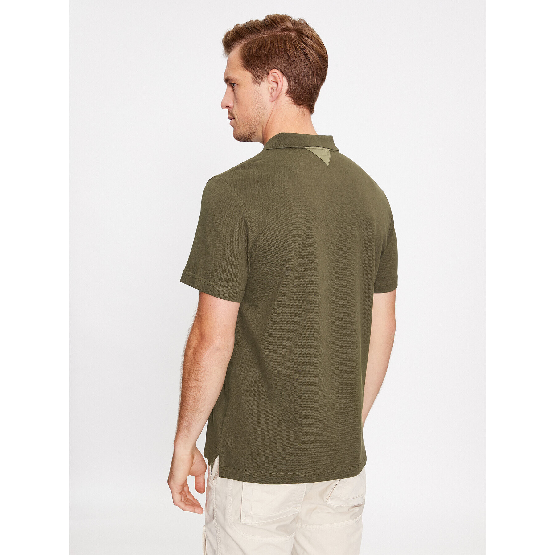 Aeronautica Militare Tricou polo 232PO1705P318 Verde Regular Fit - Pled.ro