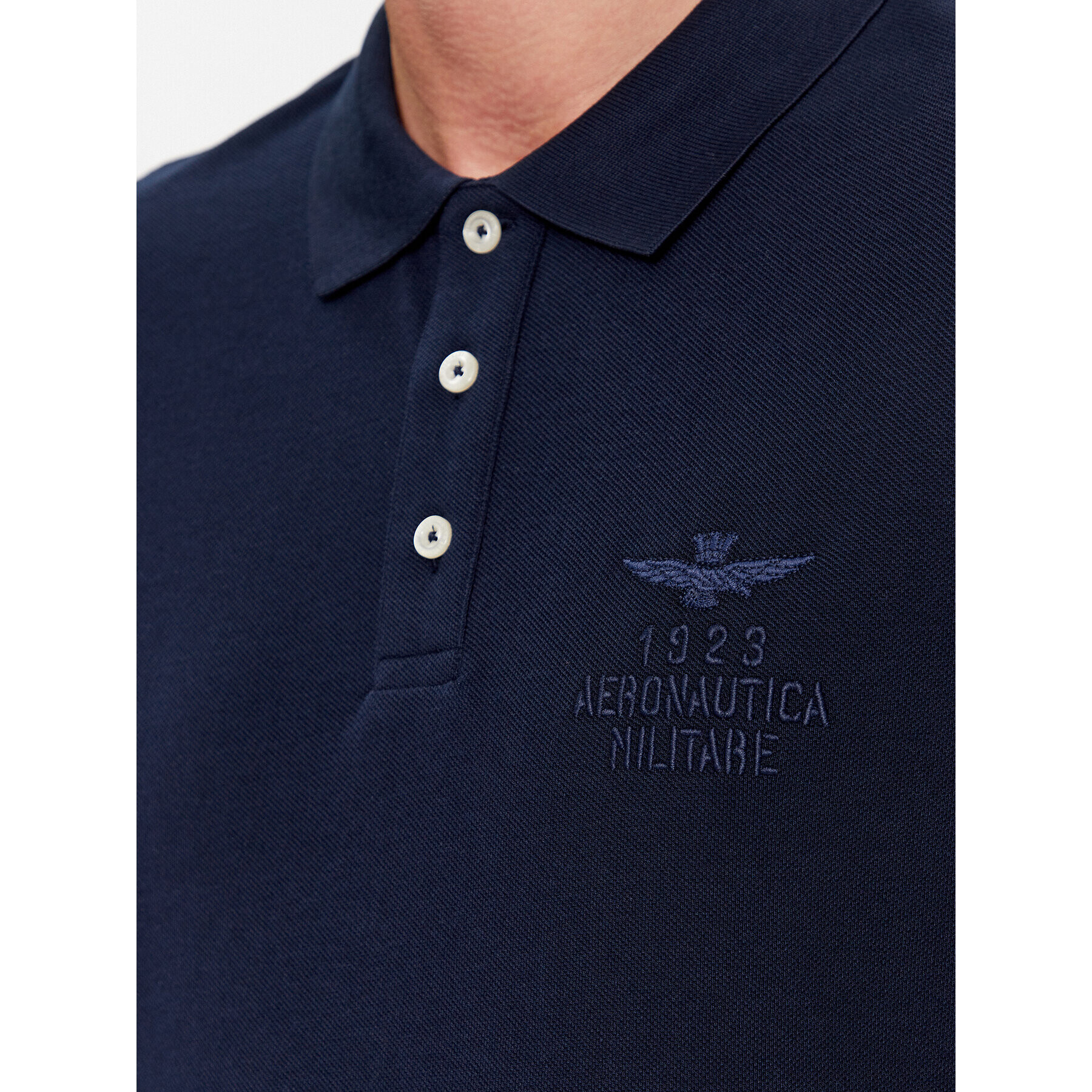 Aeronautica Militare Tricou polo 232PO1743P318 Bleumarin Regular Fit - Pled.ro